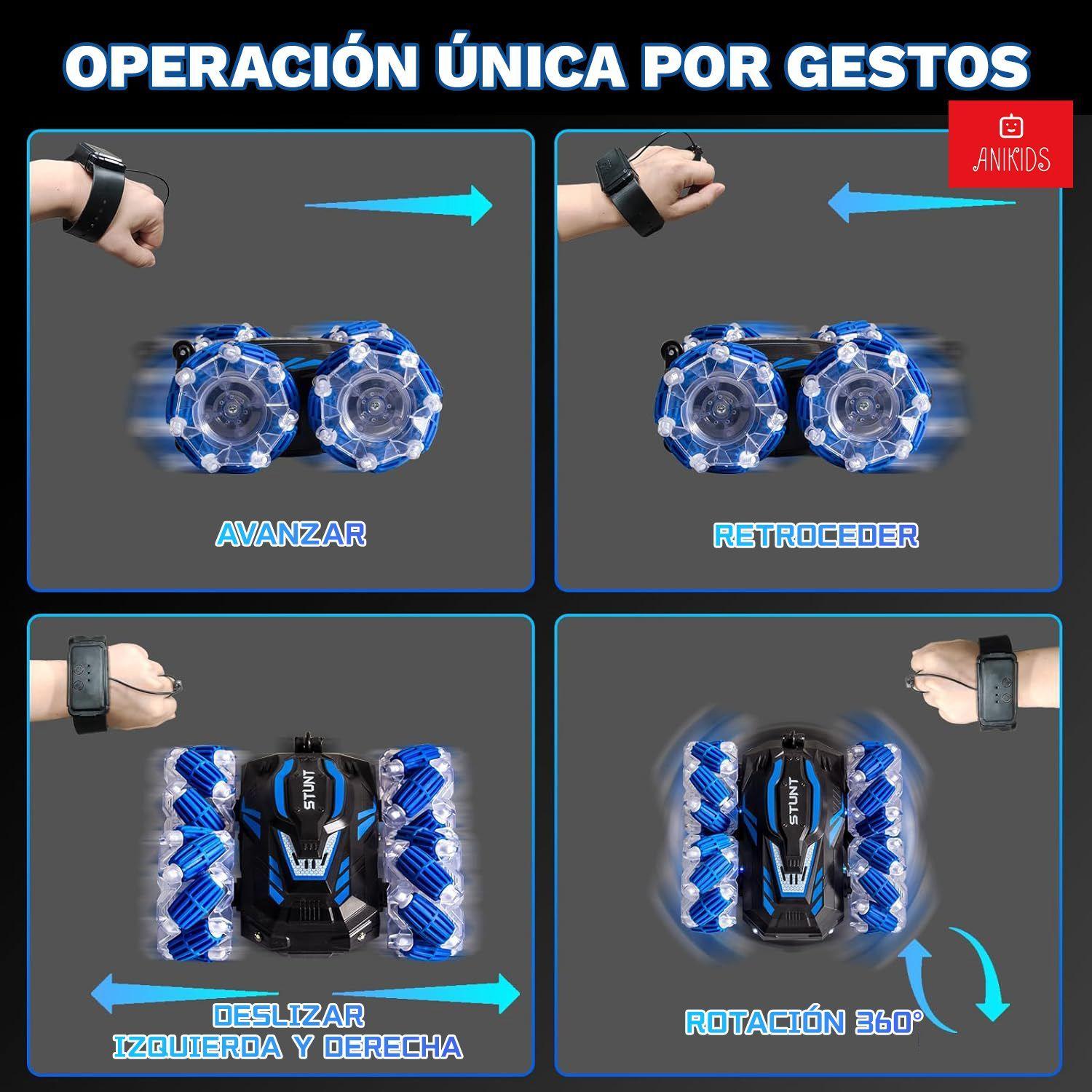 Auto Rc De Truco Control Remoto Drift Dual Luz M sica Ninos-2