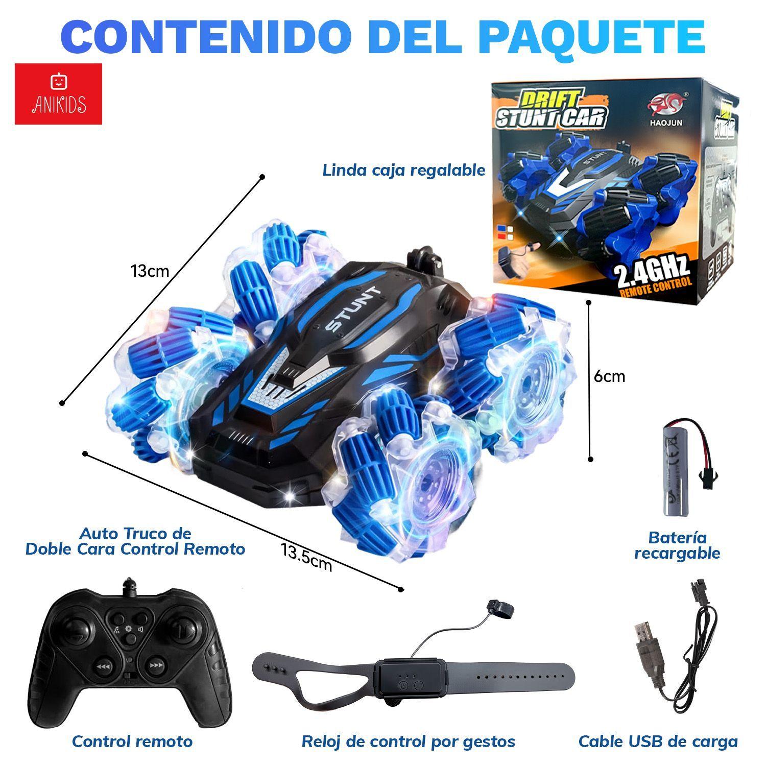 Auto Rc De Truco Control Remoto Drift Dual Luz M sica Ninos-9