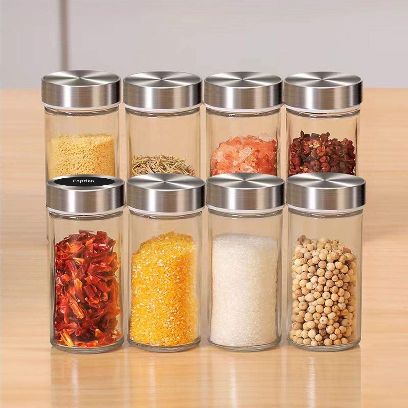 Condimenteros Especiero Giratorio 20 Frascos Con Etiquetas-6