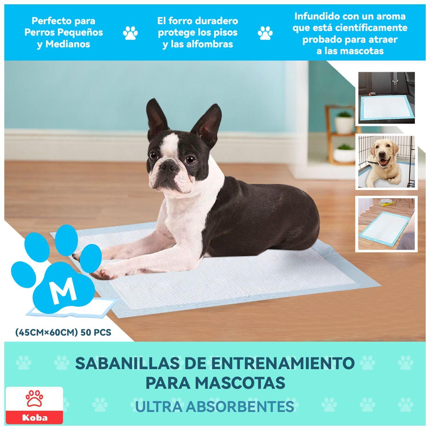 50 Panales Sabanillas Entrenamiento Perro Talla M 45x60cm-3