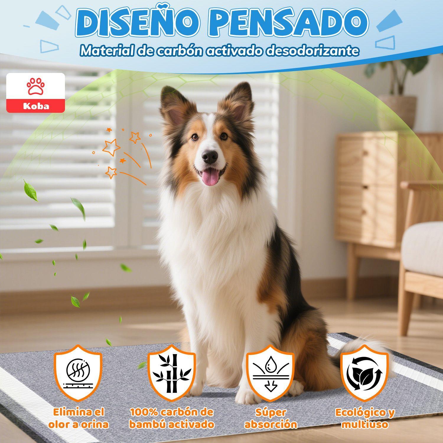 30 Panales Perro Sabanillas Entrenamiento De Carbon 60x90cm-4