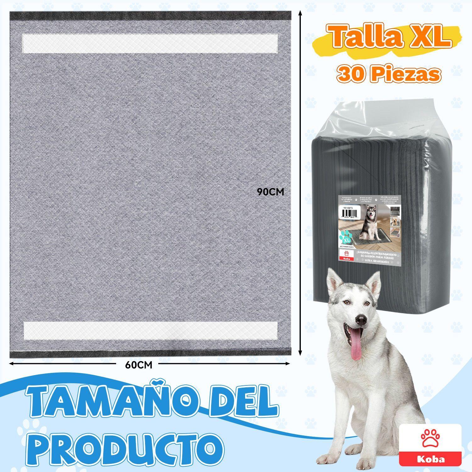 30 Panales Perro Sabanillas Entrenamiento De Carbon 60x90cm-8