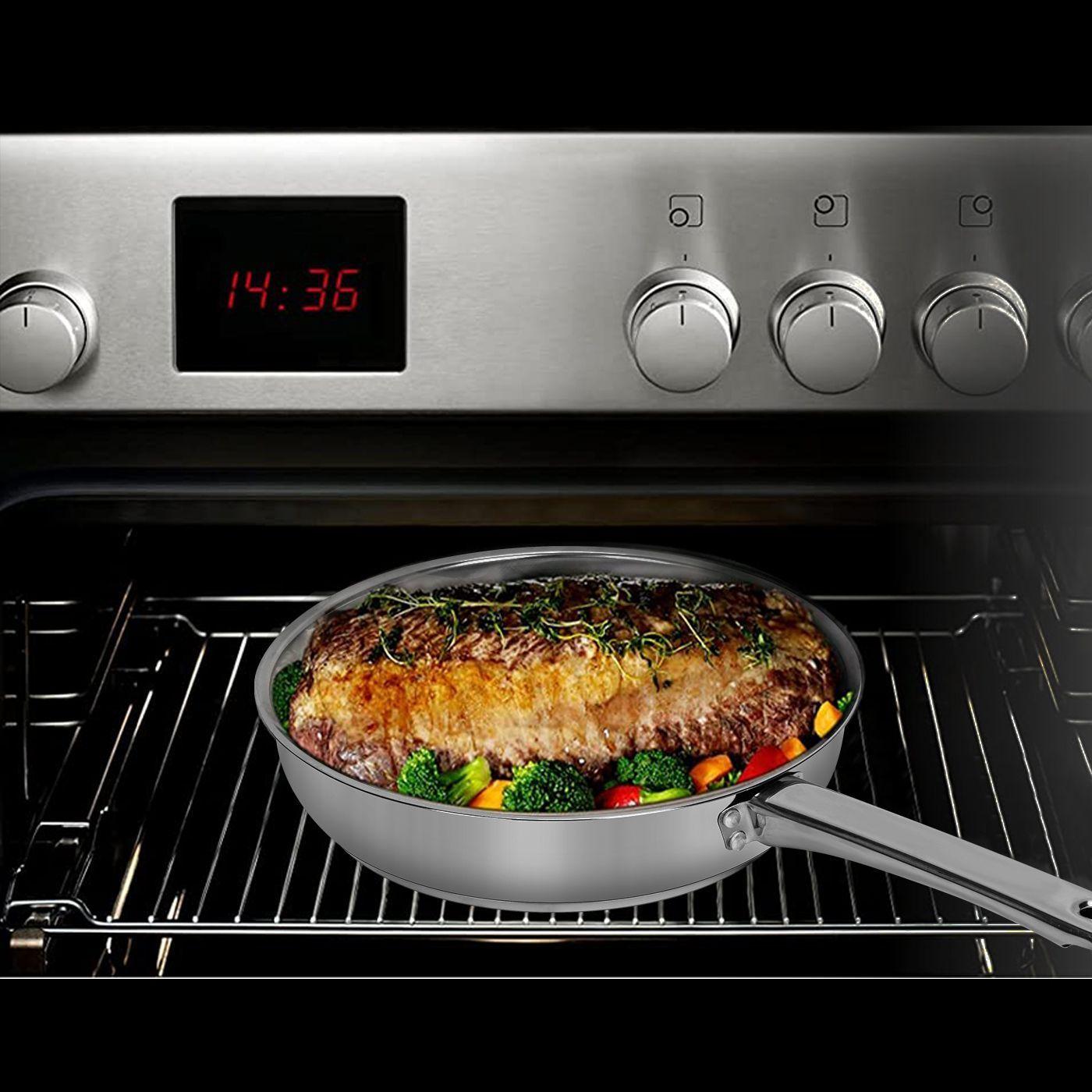 Bateria Cocina Cacerolas 15 Piezas Juego De Ollas Acero Inoxidable-2