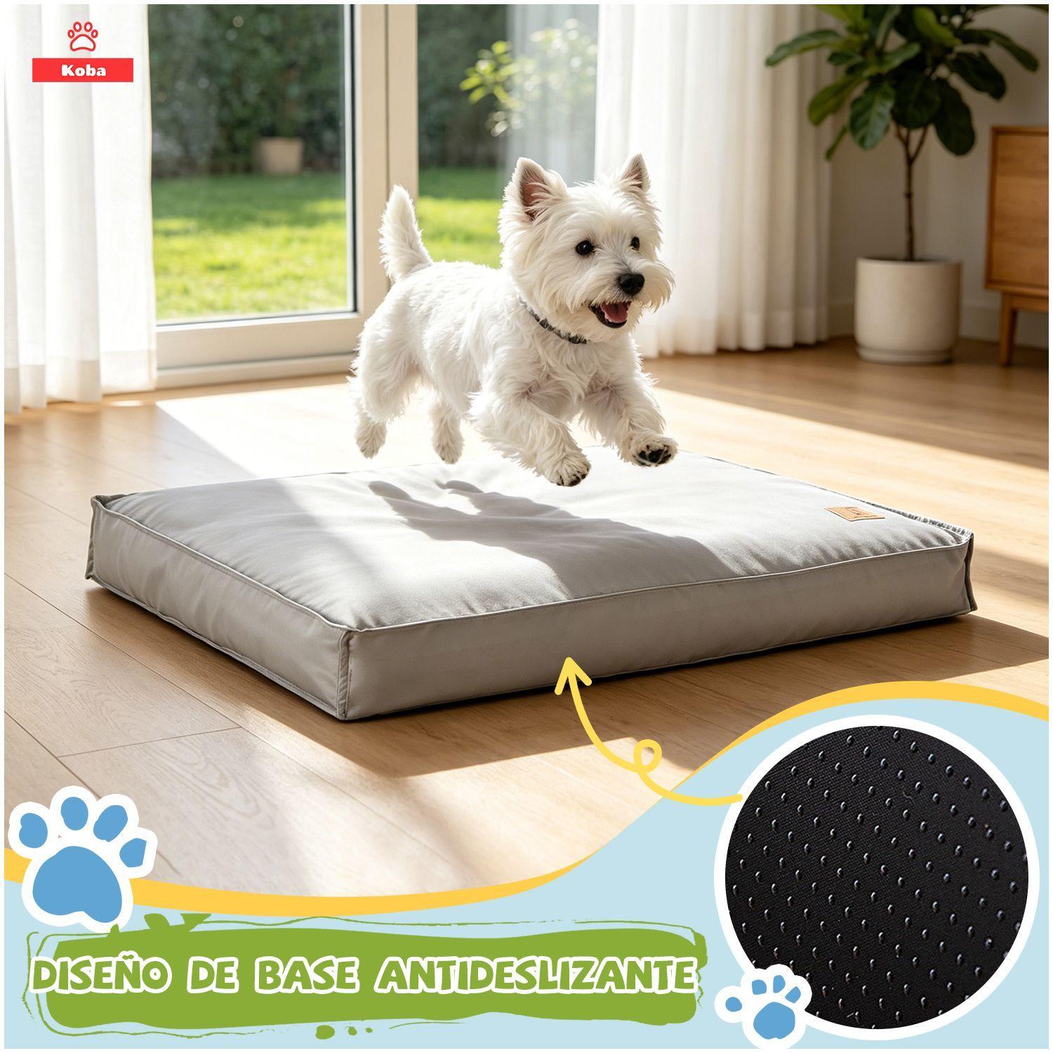 Cama Antiestres Para Perros Gatos Michis Cama Mascota Con Funda Impermeable Lavable 65x50cm-5