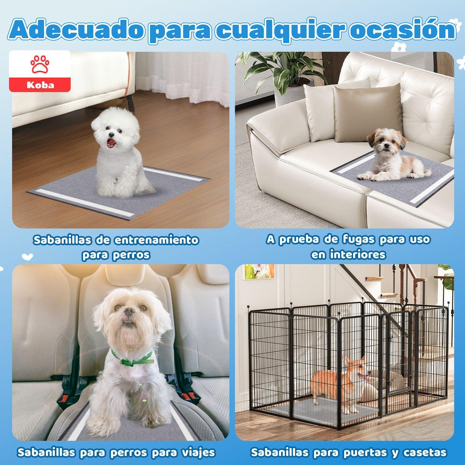 100 Panales Perro Sabanillas Entrenamiento De Carbon 33x45cm-5