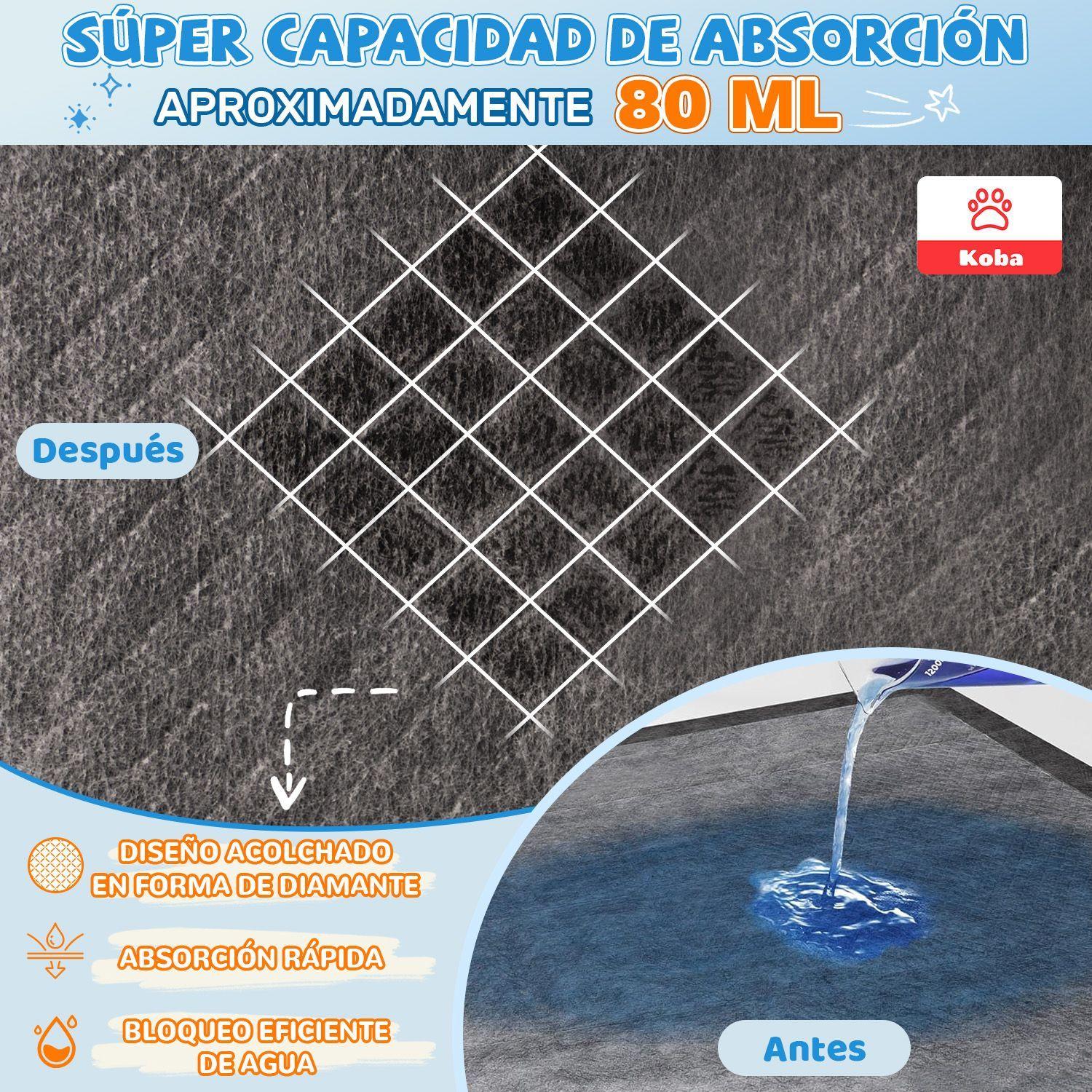 100 Panales Perro Sabanillas Entrenamiento De Carbon 33x45cm-7