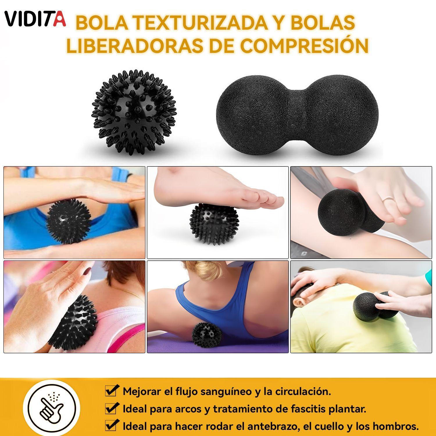 6pcs Rodillo Set Completo Elongacion Masaje Roller Foam Yoga-3
