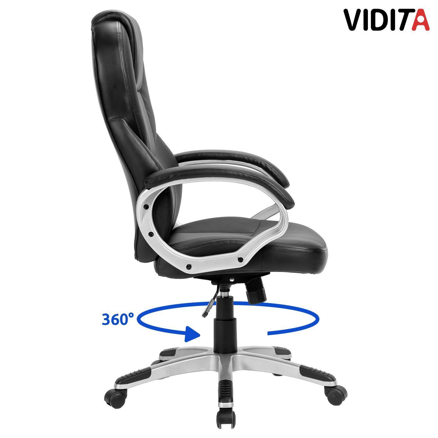 Silla Emilio premium Escritorio Ejecutiva Oficina Cuero Pu-7