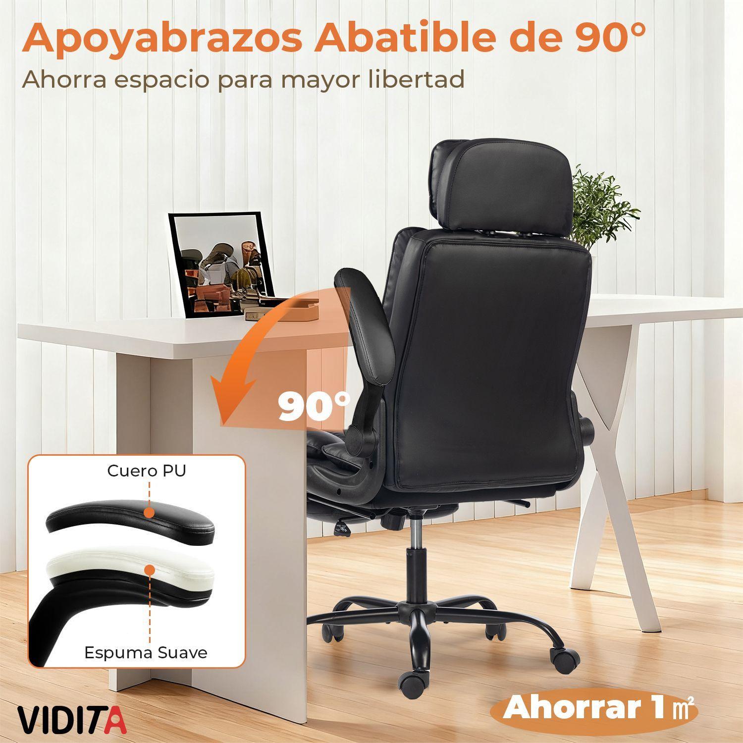 Silla Escritorio Ergonomica Hector Premium Super Acolchada-3