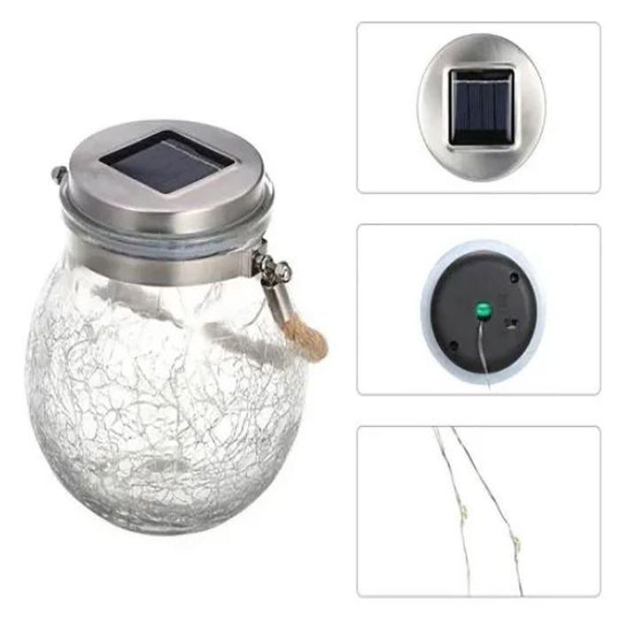 Lámpara solar Led colgante para jardín luz cálida-1