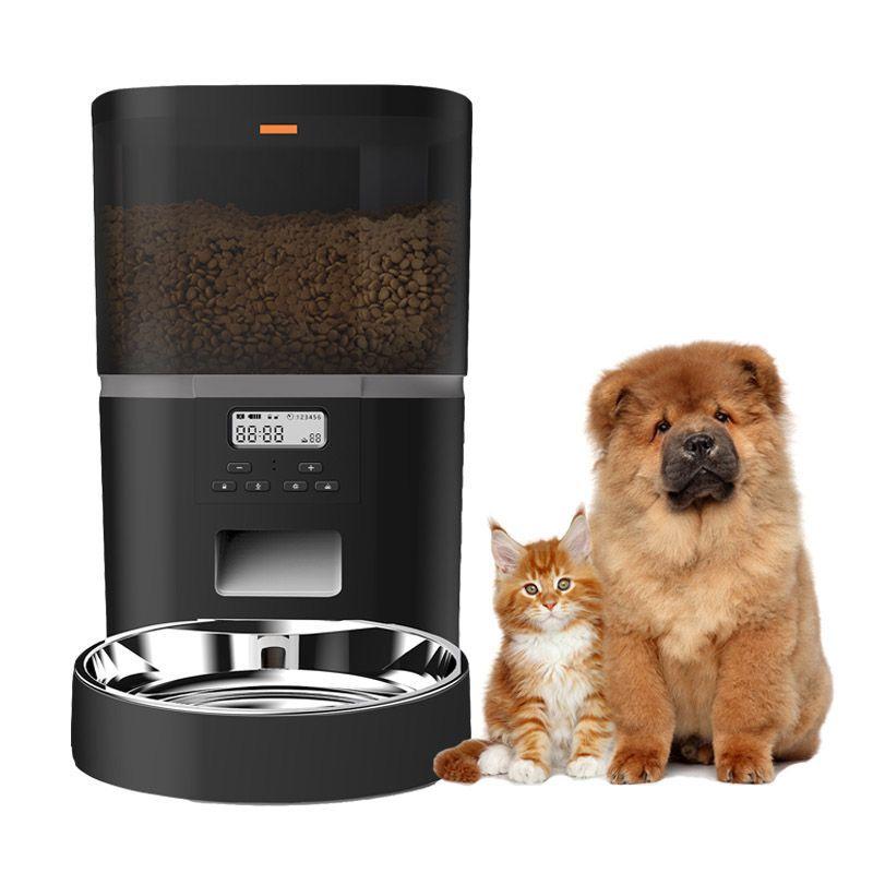 Dispensador automático de alimento para perros y gatos-0