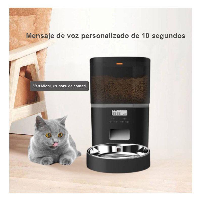 Dispensador automático de alimento para perros y gatos-3