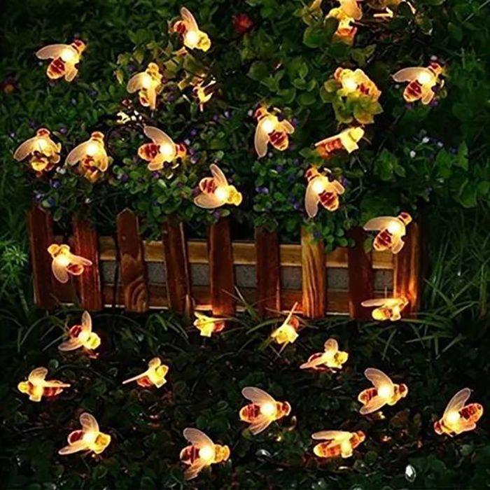 Luces carga solar 50 Led tipo abeja 7m-1