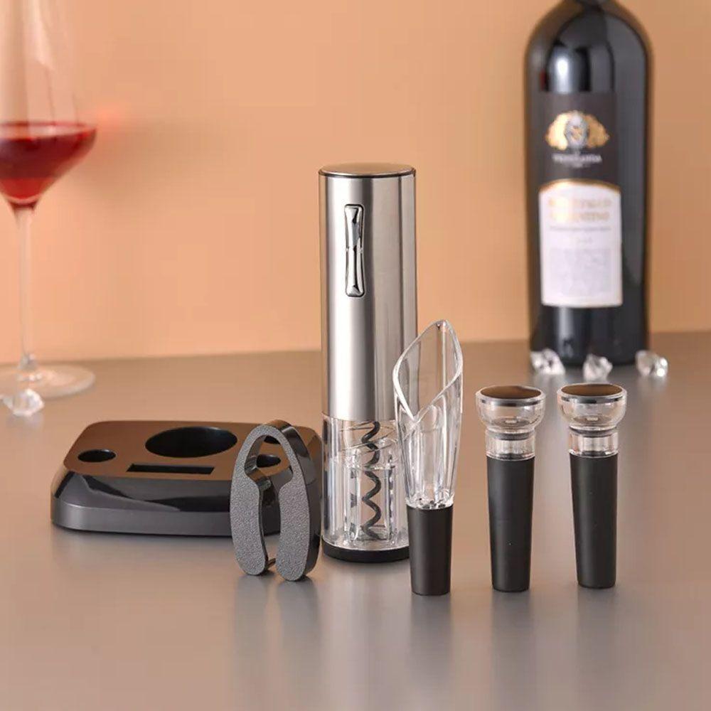 Sacacorchos eléctrico, cortador, aireador, tapones-3