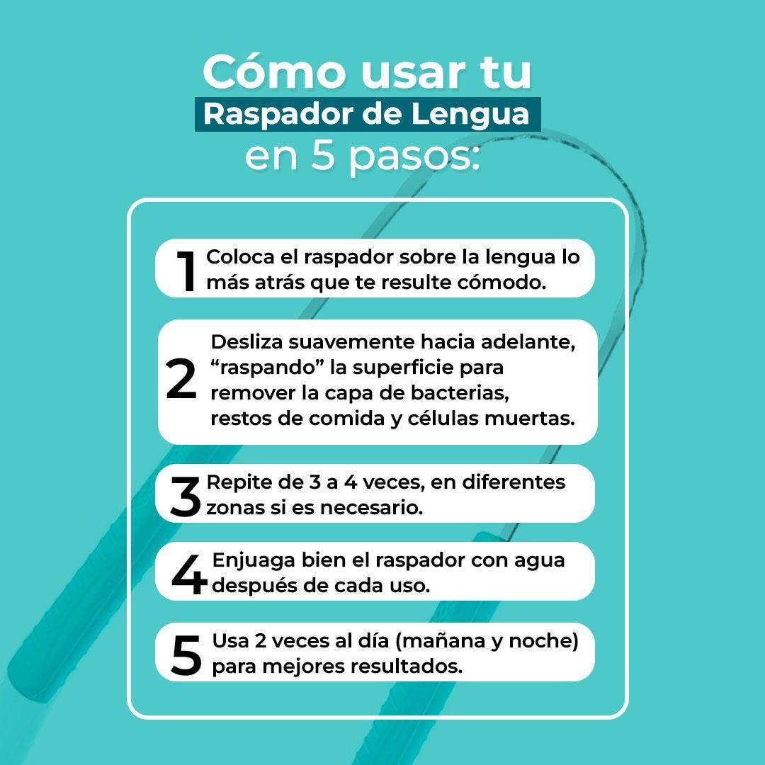 Limpiador De Lengua De Acero Inoxidable Cuidado Bucal Boca-5