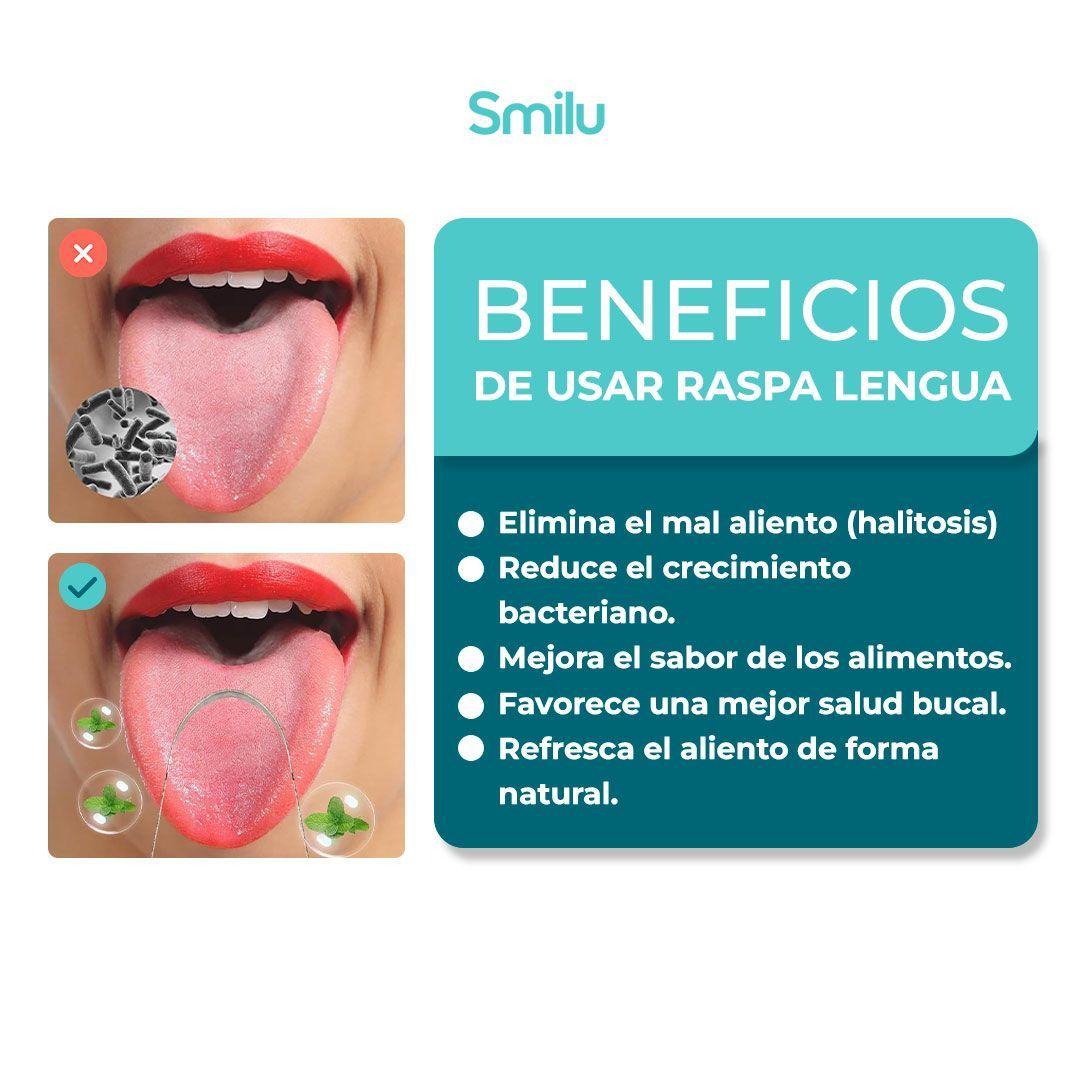 Limpiador De Lengua De Acero Inoxidable Cuidado Bucal Boca-6