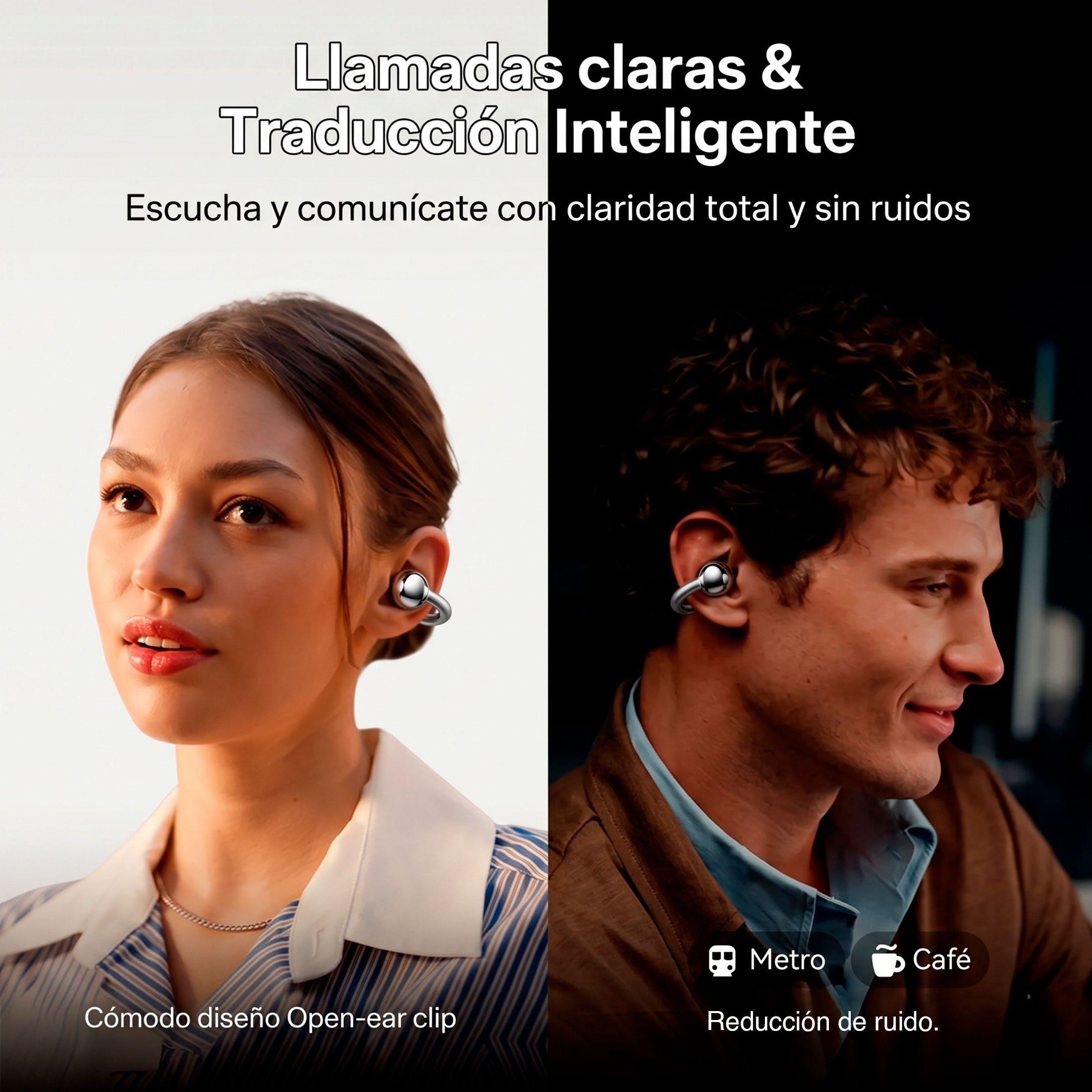 Audifonos Bluetooth Blanco Traductores De 130 Idiomas-6