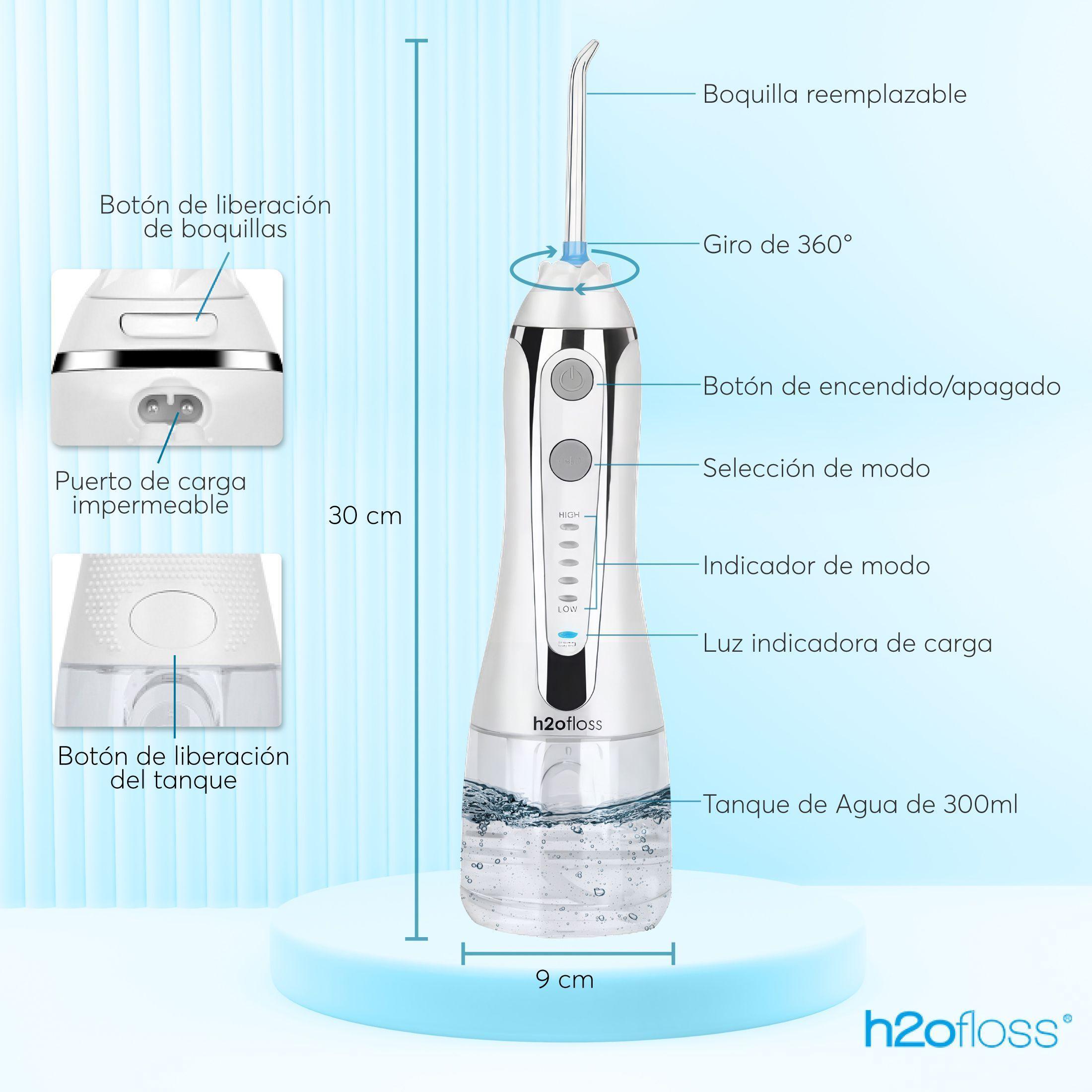 Irrigador Dental Limpieza Bucal H2ofloss Irrigador Bucal-5
