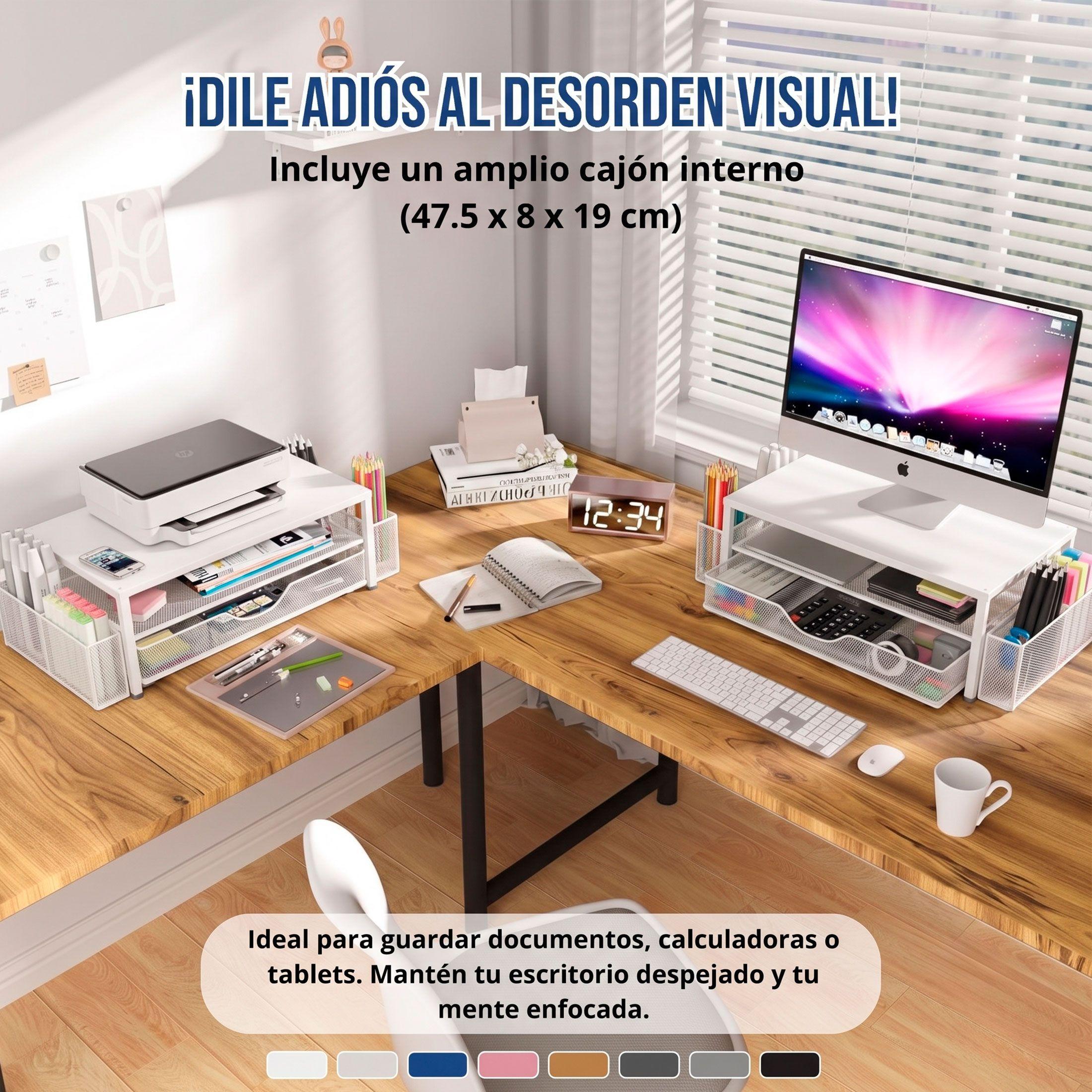 Elevador De Monitor Para Escritorio Alzador Pantalla Pc-2