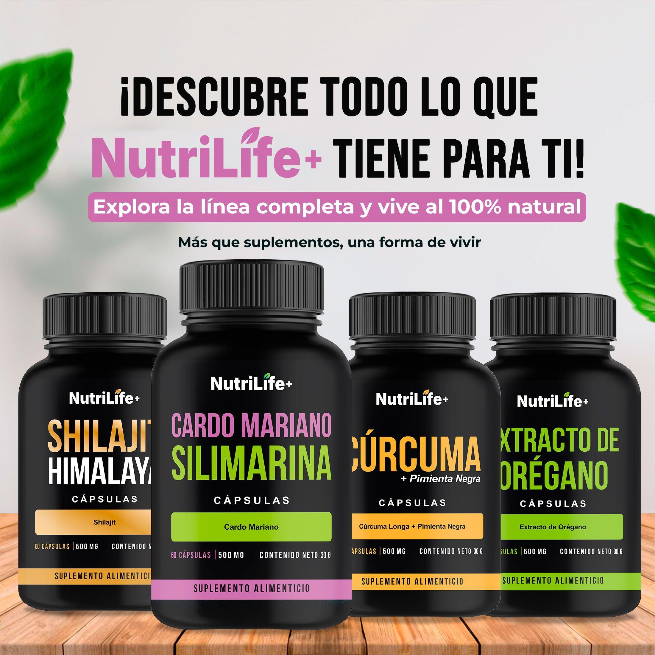 Pack 3 Cardo Mariano Capsulas 500mg Nutrilife Extracto De Cardo Mariano 180 Capsulas-8