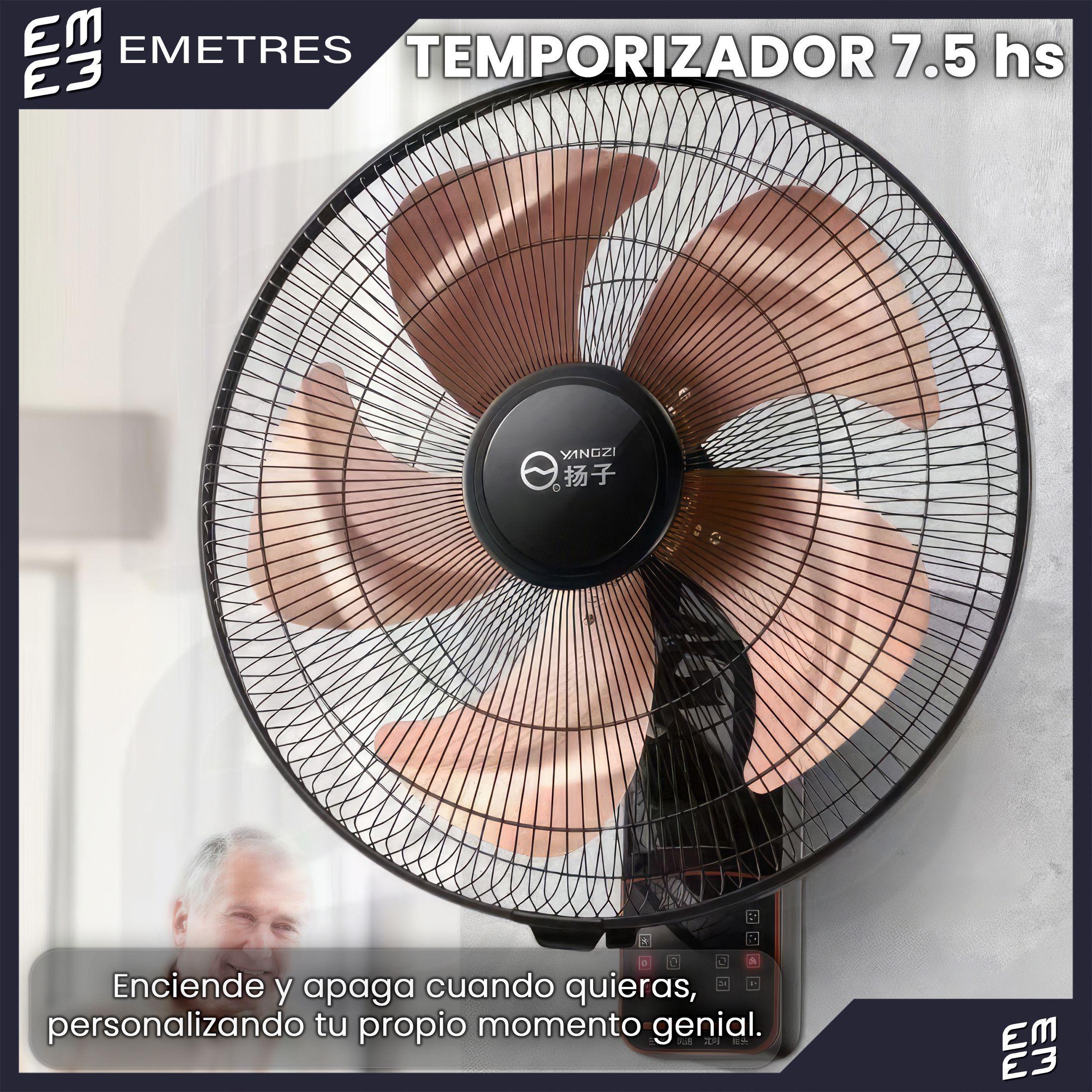 Ventilador De Pared Con Control Remoto Yangzi-3