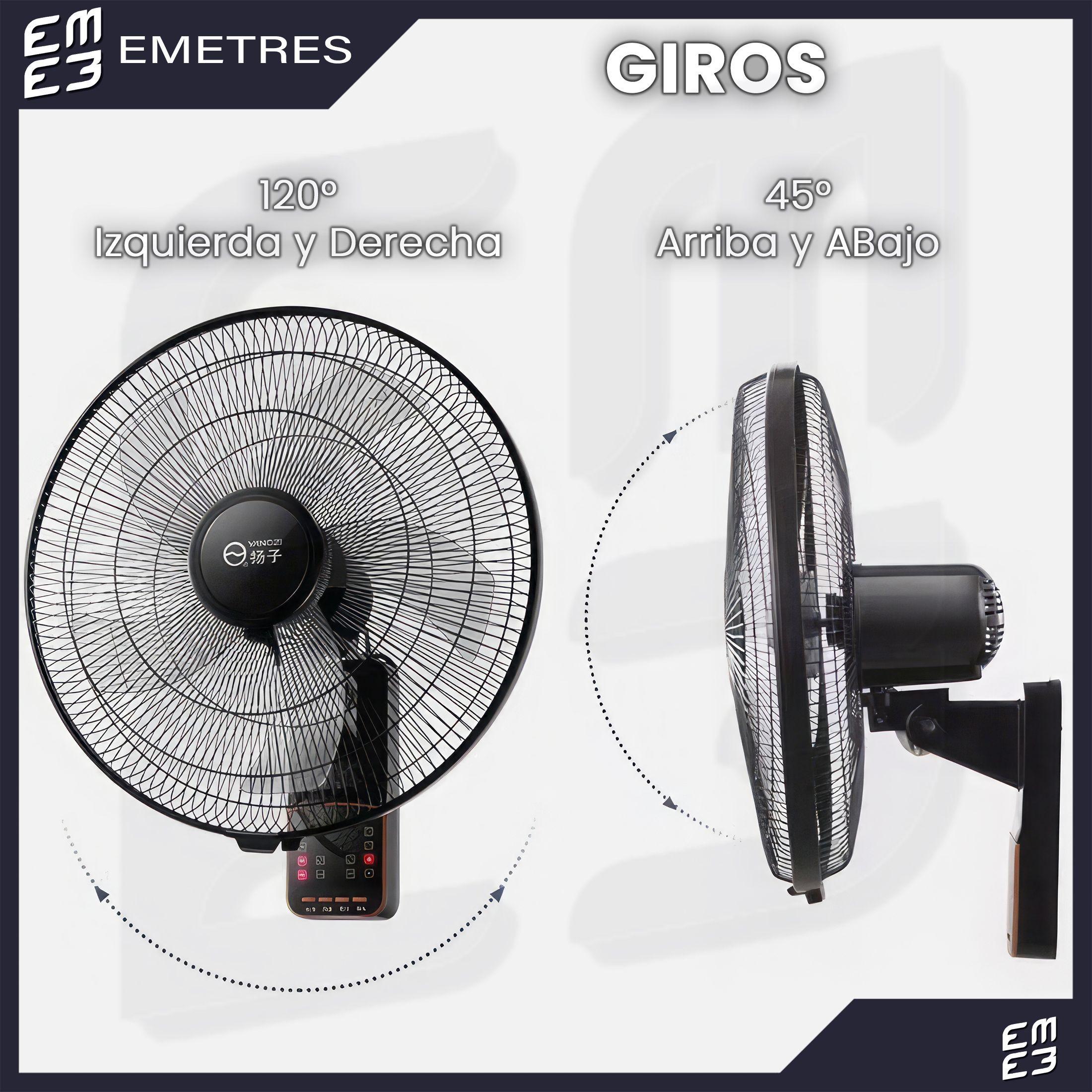 Ventilador De Pared Con Control Remoto Yangzi-4