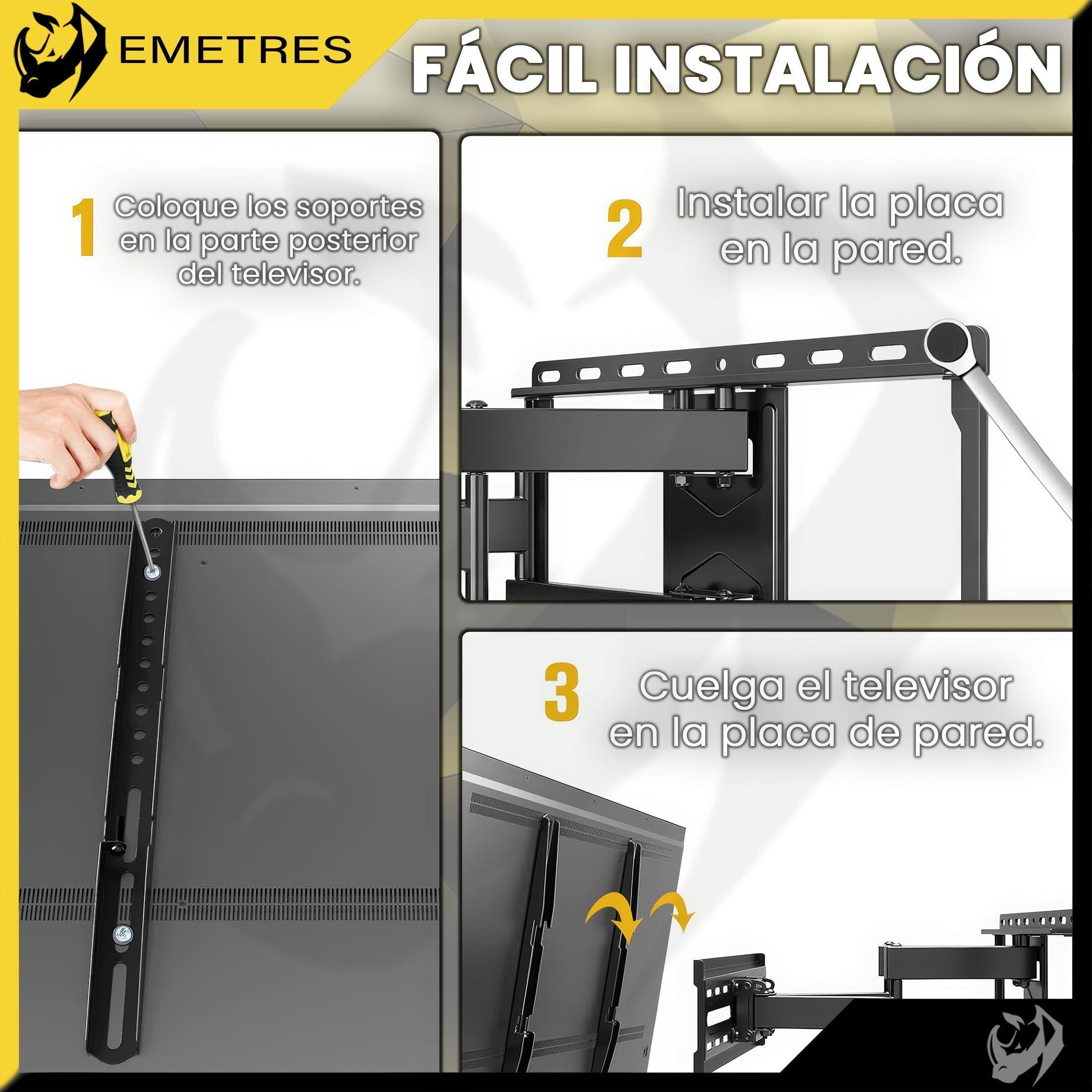 Soporte Para Pantalla Tv Television Pantallas Soporte Tv Pared 50 55 65 75 85 Pulgadas-6