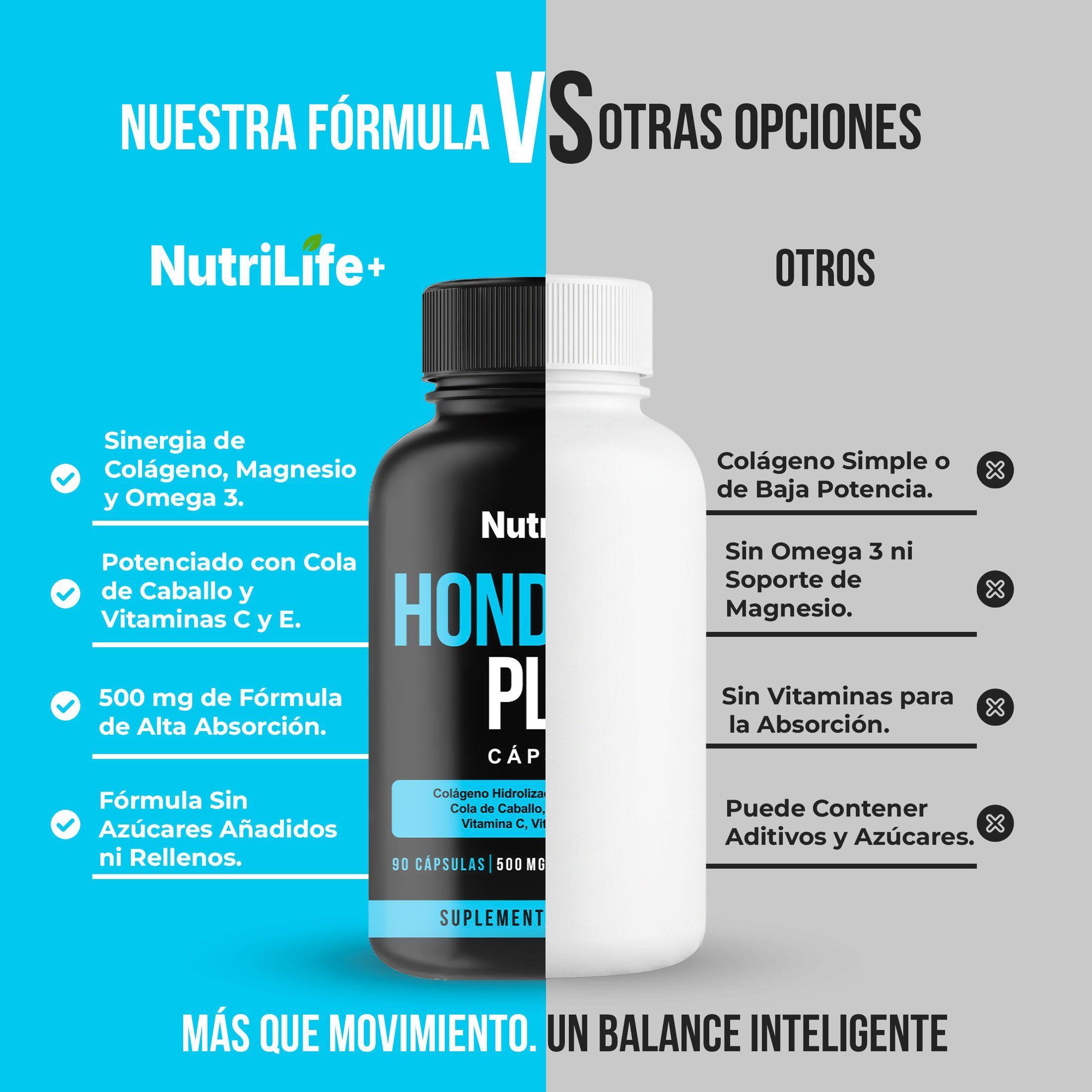 Pack 2 Hondrexil Plus 180 Capsulas Articulaciones Nutrilife+  500mg-7