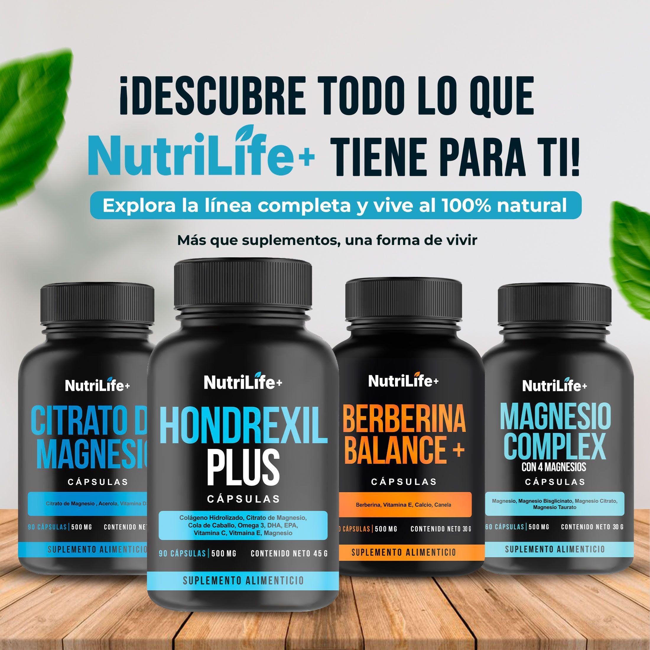 Pack 2 Hondrexil Plus 180 Capsulas Articulaciones Nutrilife+  500mg-8