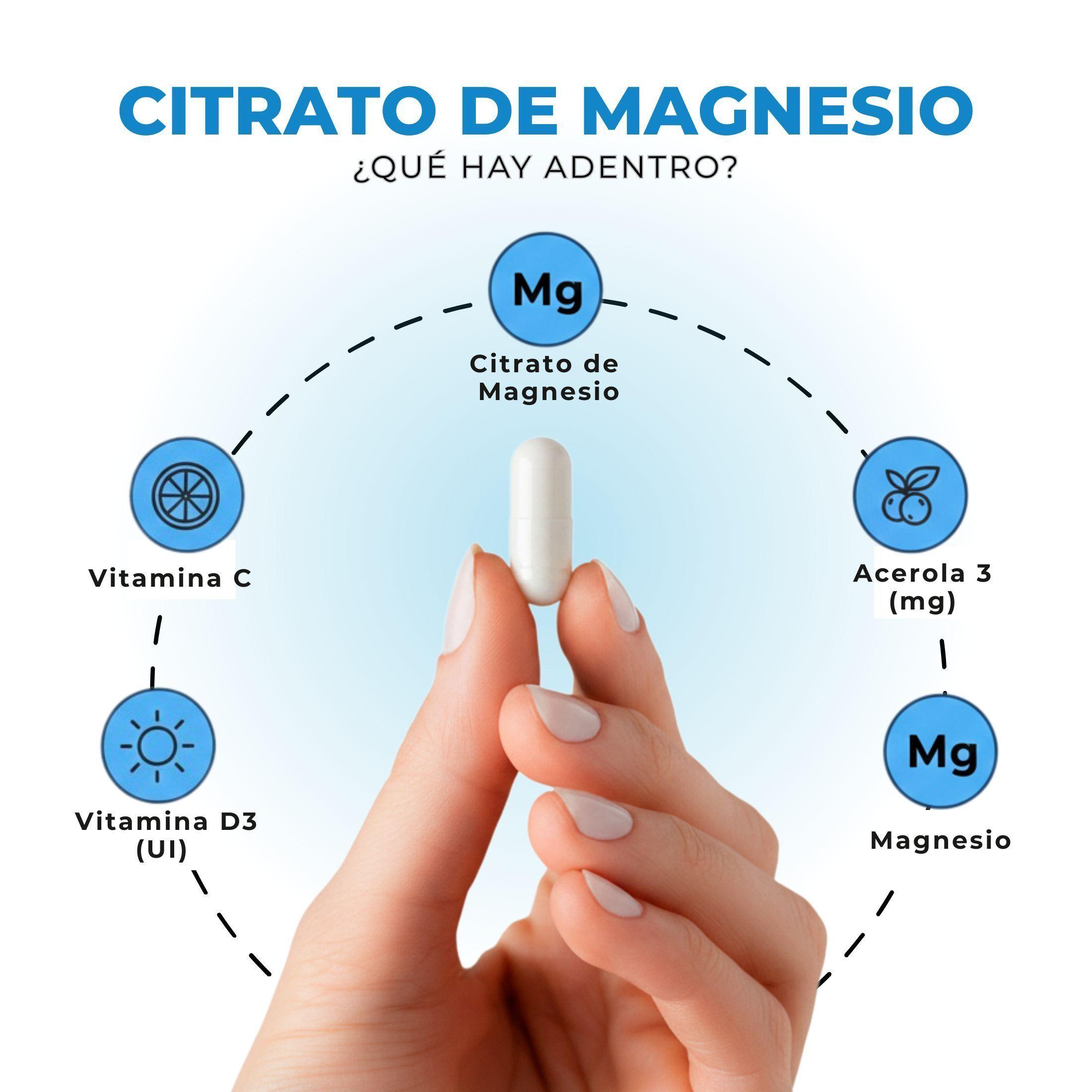 Citrato de Magnesio Nutrilife+ 90 Cáps Veganas Alta Absorción Libre de Glute-4