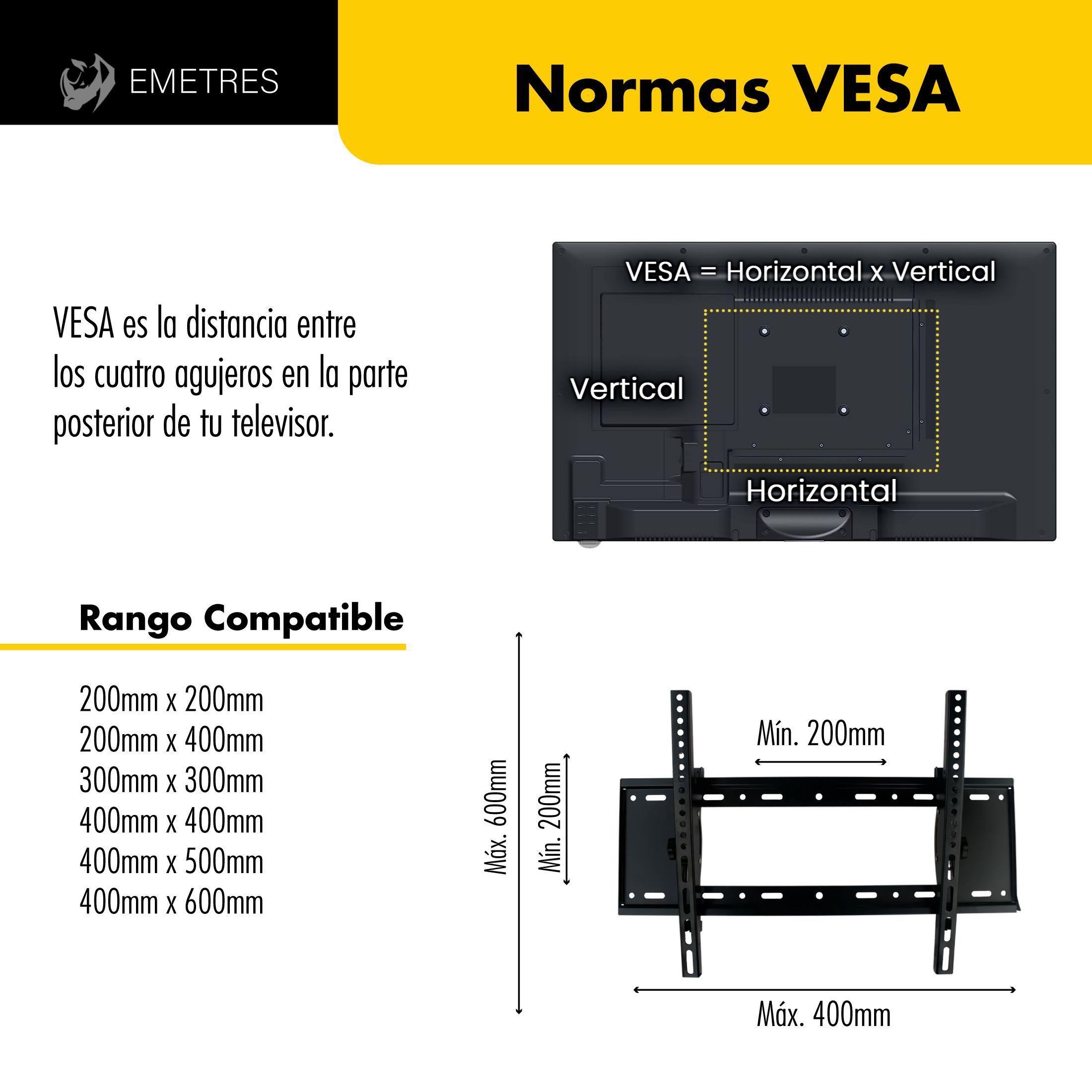 Soporte Televisor Pared De 37 A 70 Base Para Televisor-4