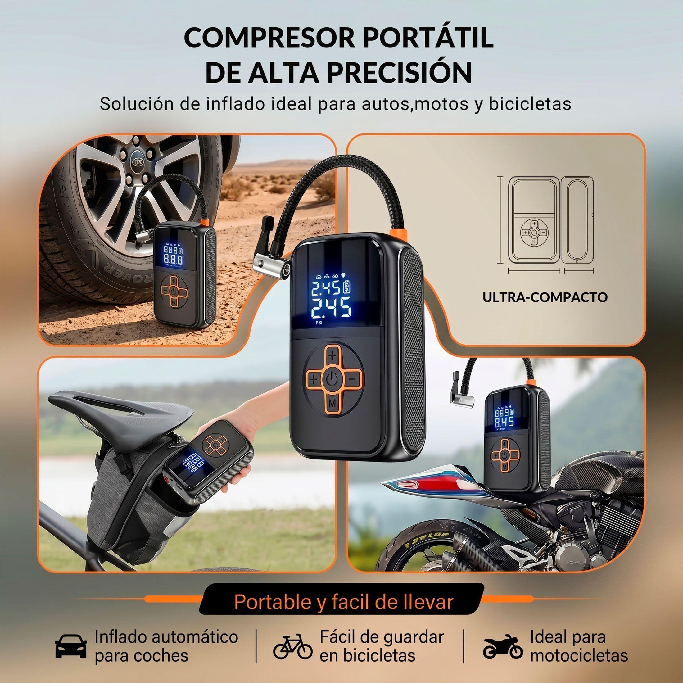 Inflador De Ruedas Portatil Emetres Neumaticos Moto Bicicleta Balones-6