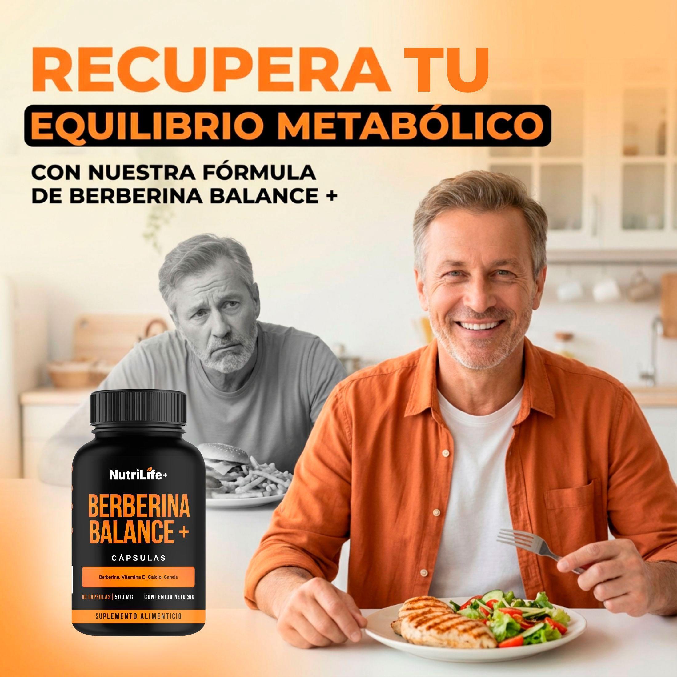 Pack 3 Berberina Balance 120 C psulas Nutrilife Glucosa Suplementos Sin Sabor-5