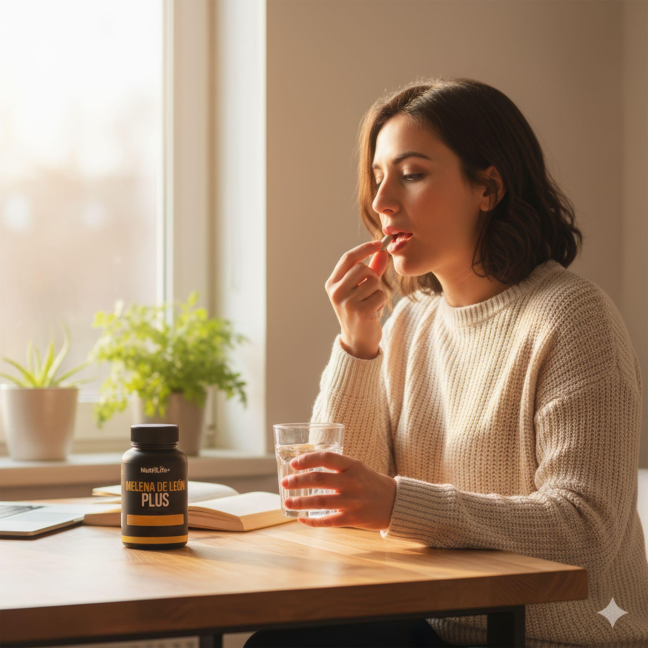 Melena De Leon Plus Hongo 90 Capsulas 500mg Nutrilife+ Sin Sabor Bienestar-2