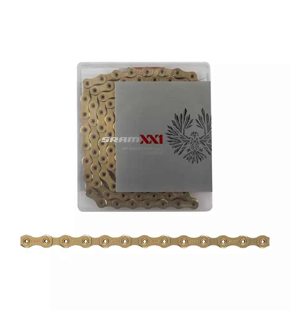 Cadena 12V SRAM XX1 EAGLE 126L GOLD-0