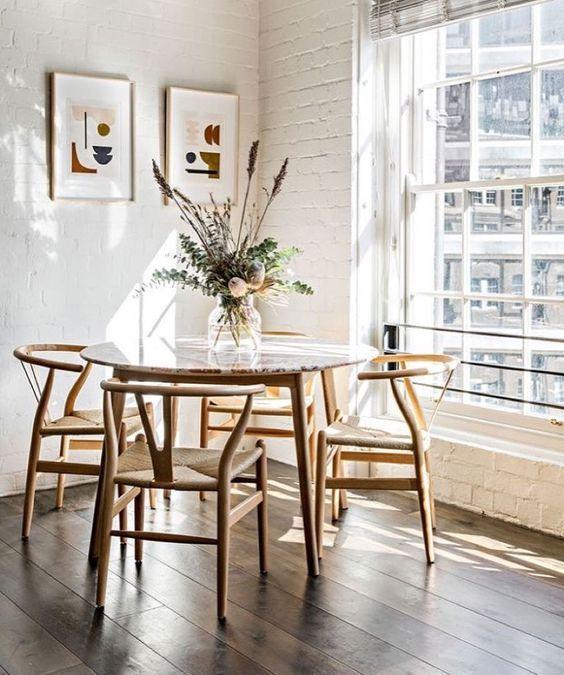 Silla Comedor Wishbone Rattan-5