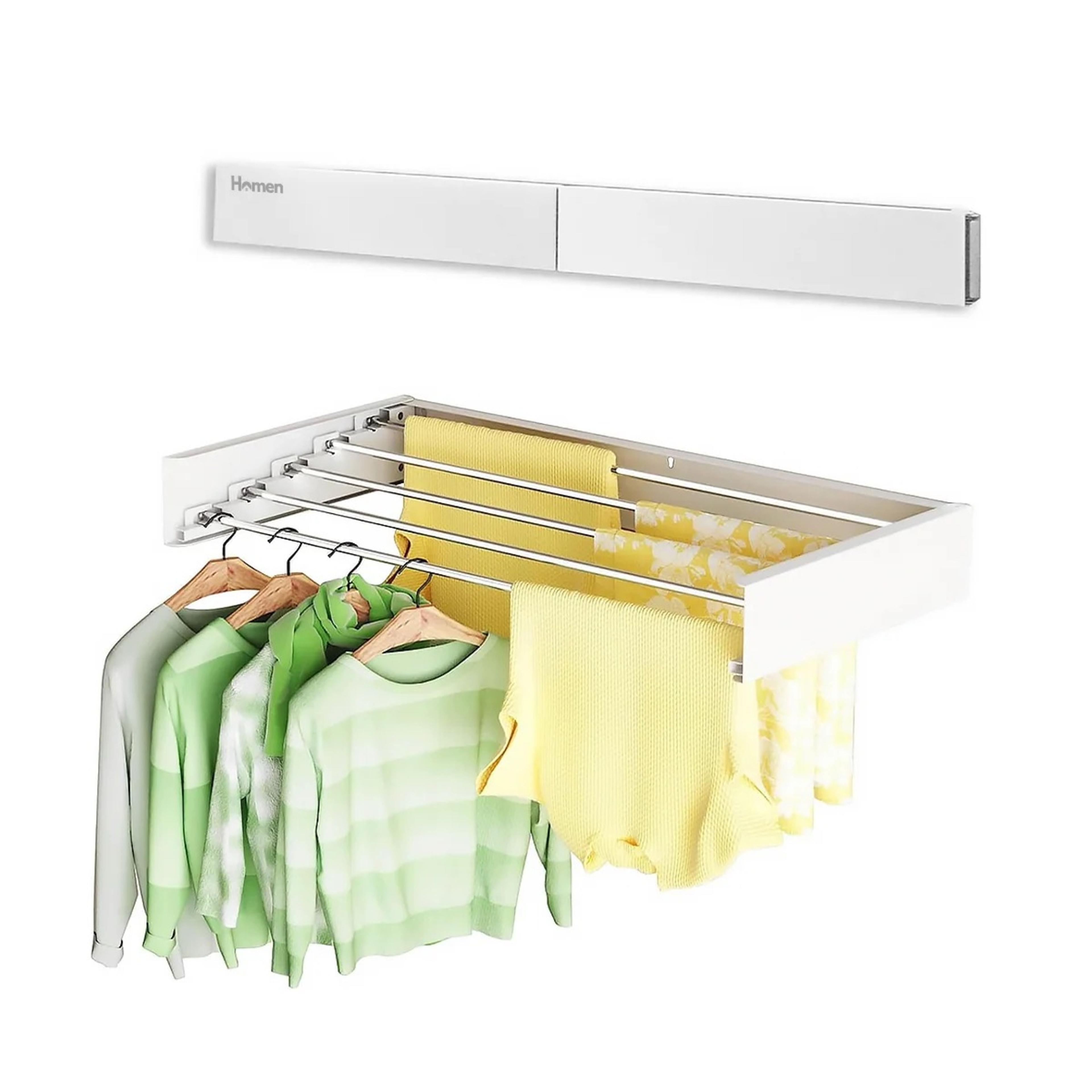Tendedero Colgador De Ropa Retr ctil-1