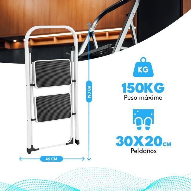 La Escalera Metálica de 2 Peldaños-3
