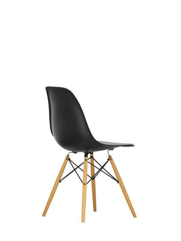 Silla De Comedor Eames Estructura Color Negro, 4 Unidades-2