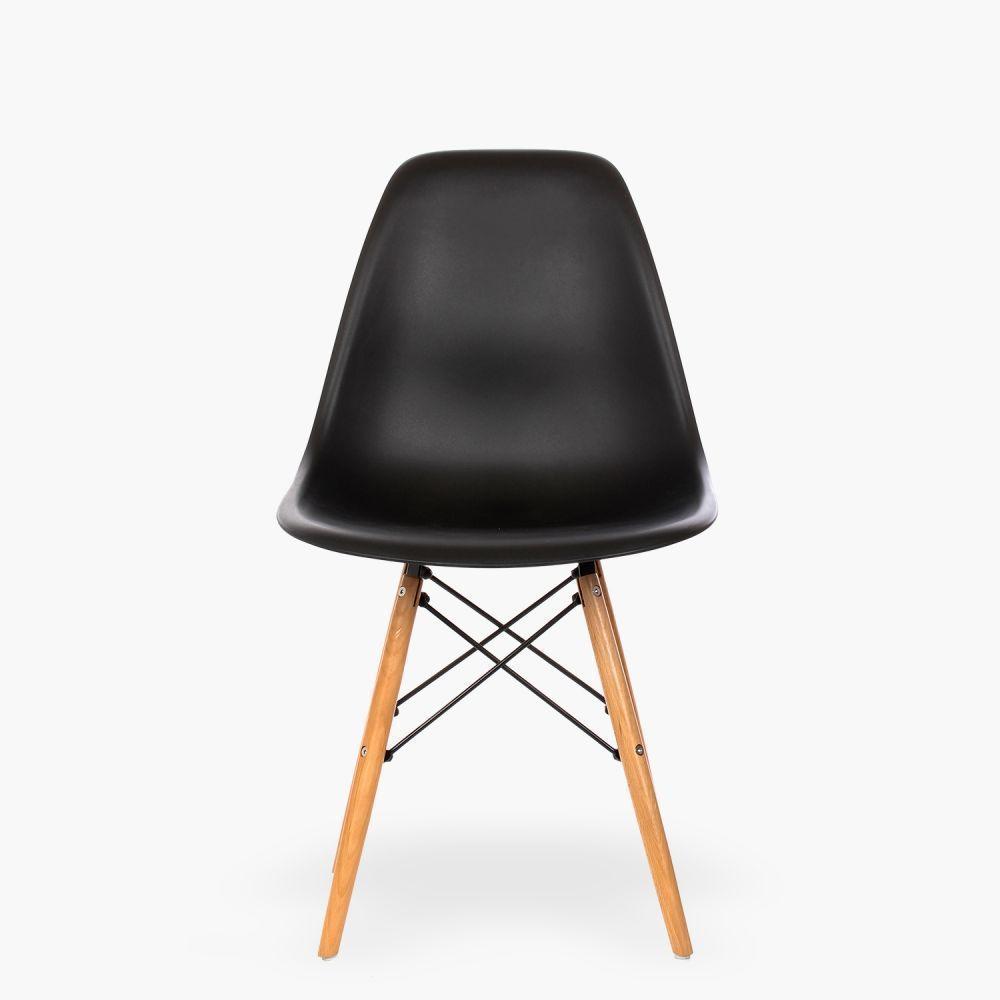 Silla De Comedor Eames Estructura Color Negro, 4 Unidades-1