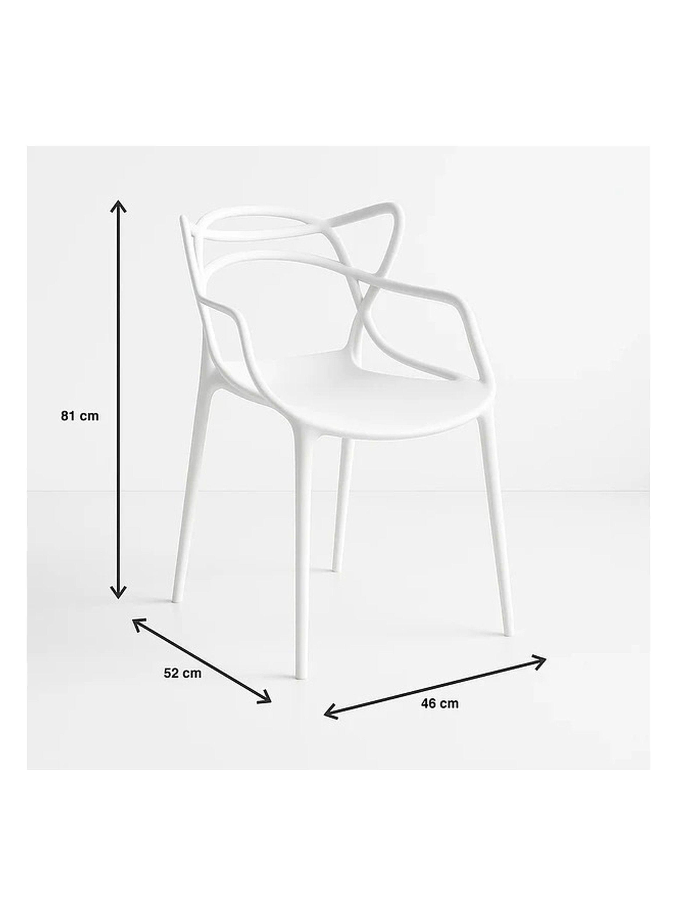 Silla de Terraza o Comedor Master color Blanco-1