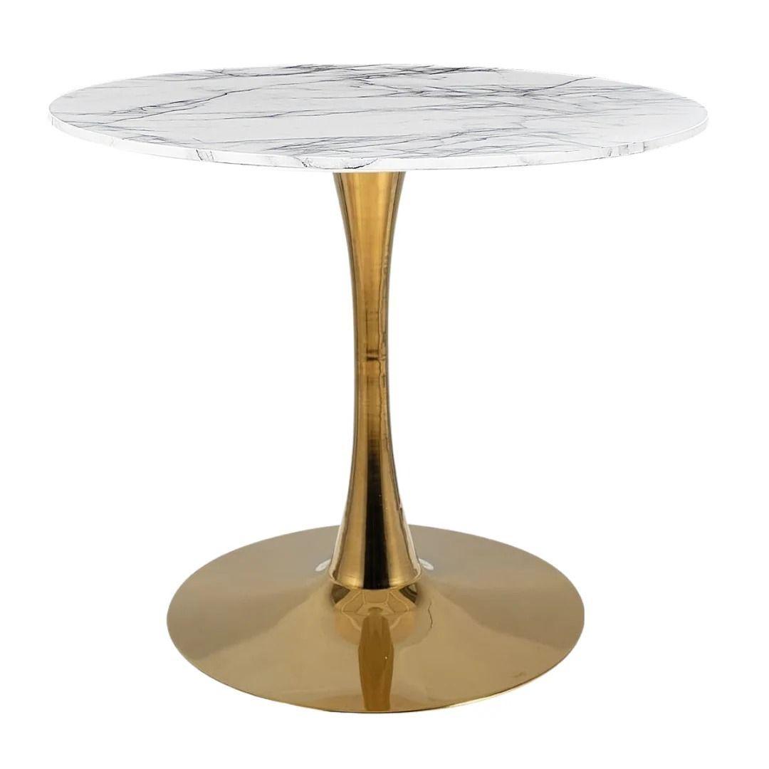 Mesa Comedor Tulip Cuarzo 100-0
