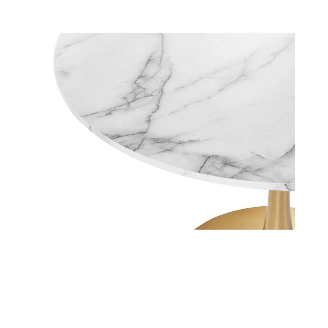 Mesa Comedor Tulip Cuarzo 100-1