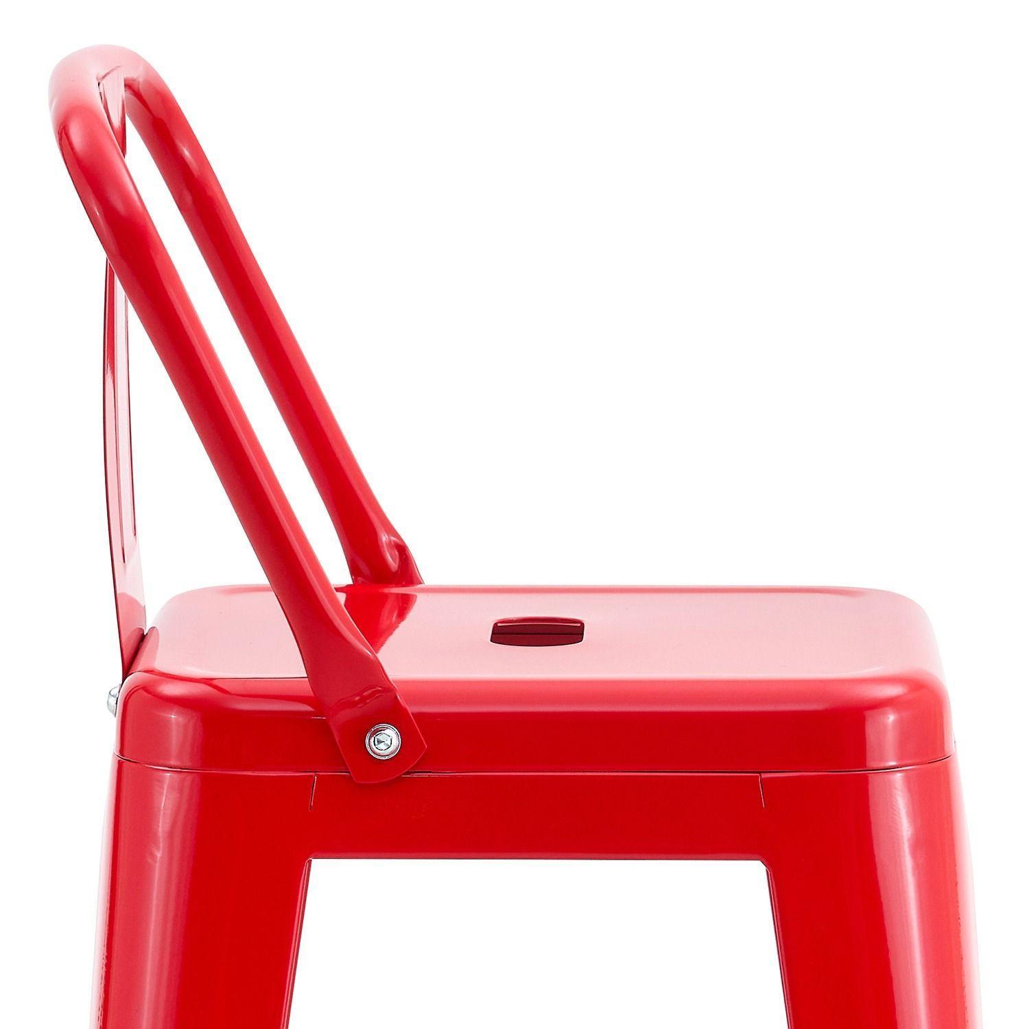 Piso Bar Met lico Tolix Rojo 64 cm-4