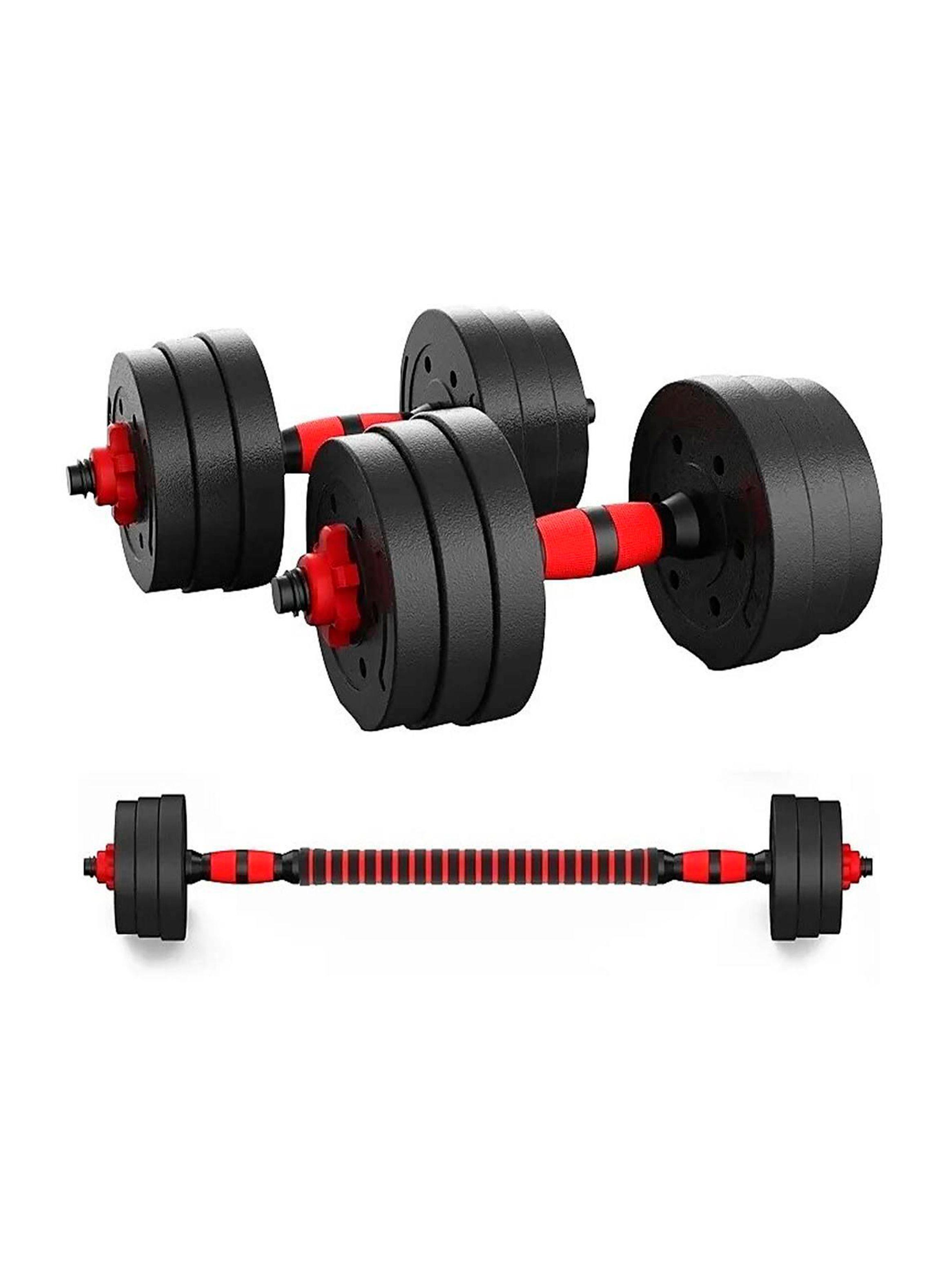 set pesas 10 kilos con barra-0