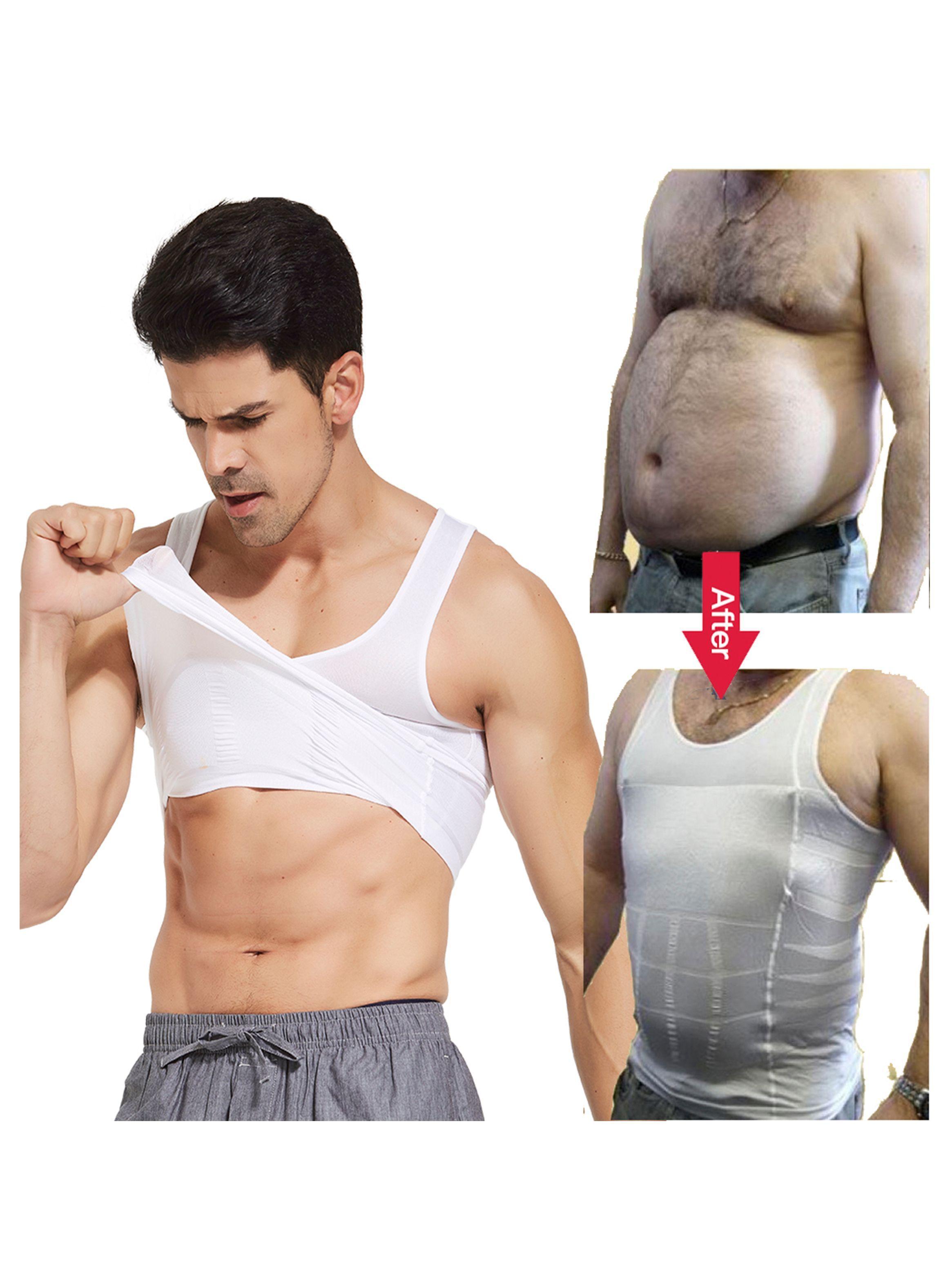 2 Camisetas reductora blanca sin mangas XXL-2