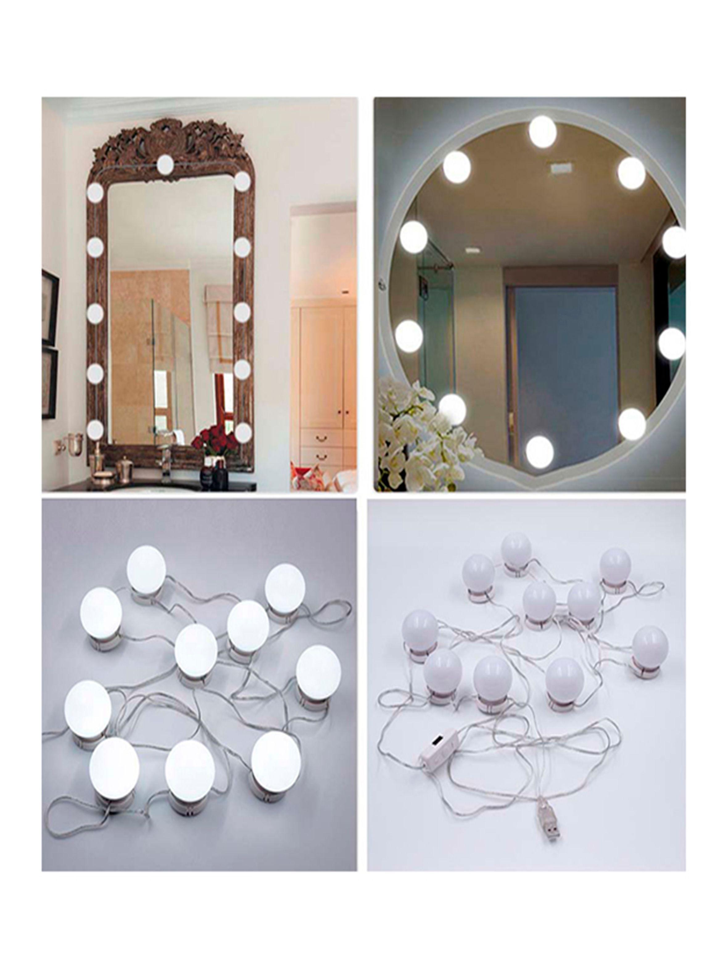 set de luces led pegables para maquillaje-2