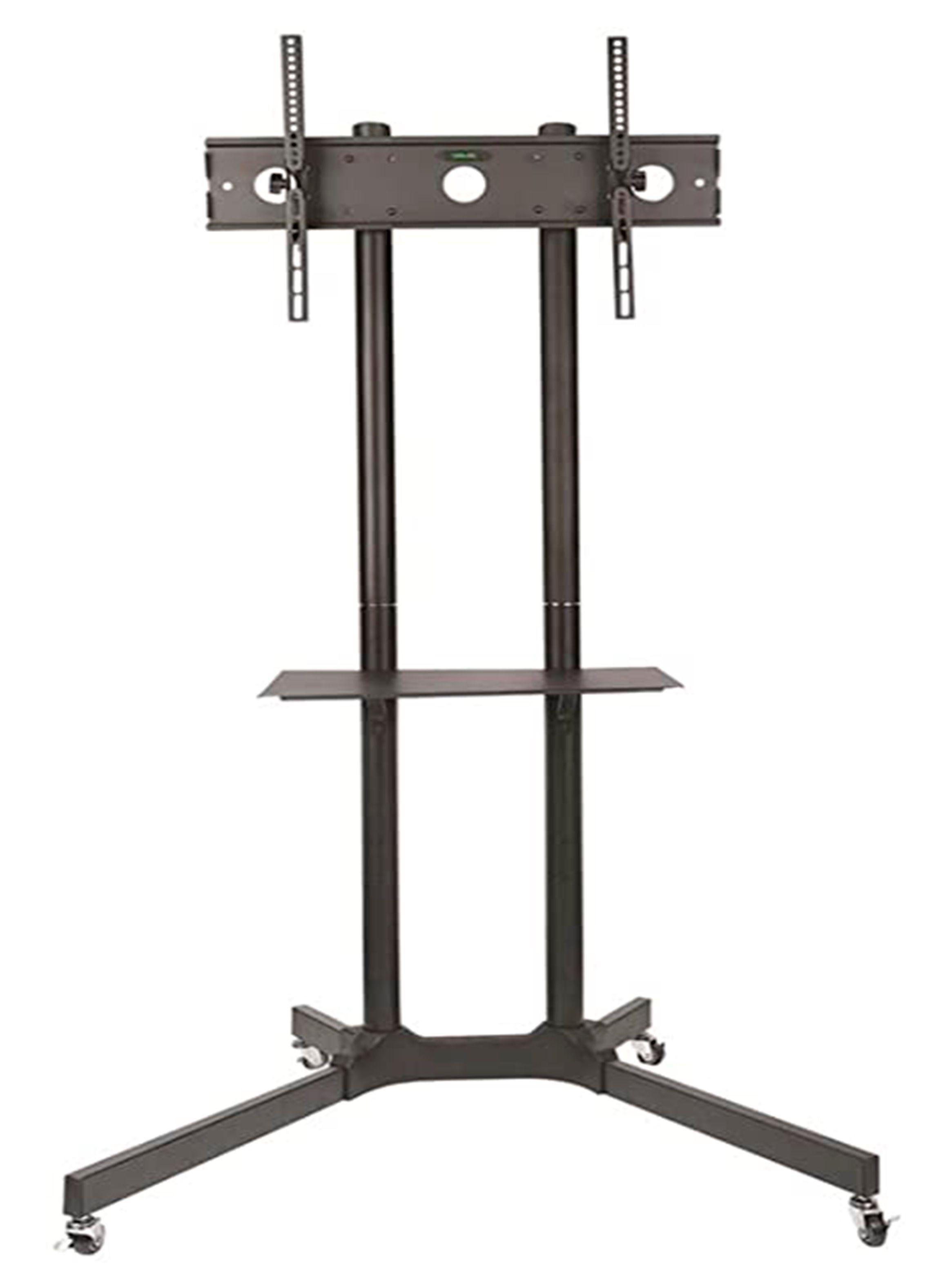 soporte tv pedestal movible con ruedas-0