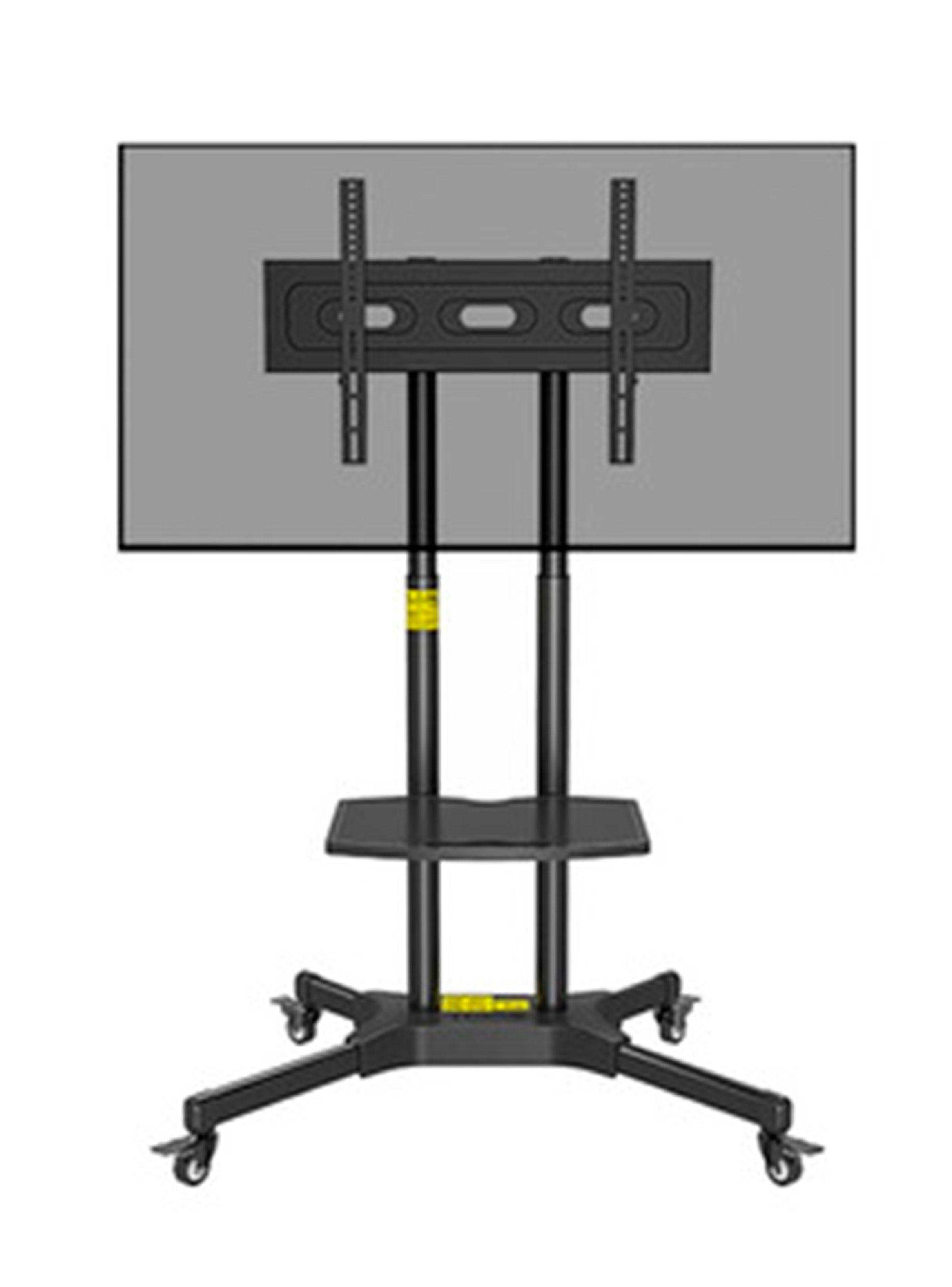 soporte tv pedestal movible con ruedas-2