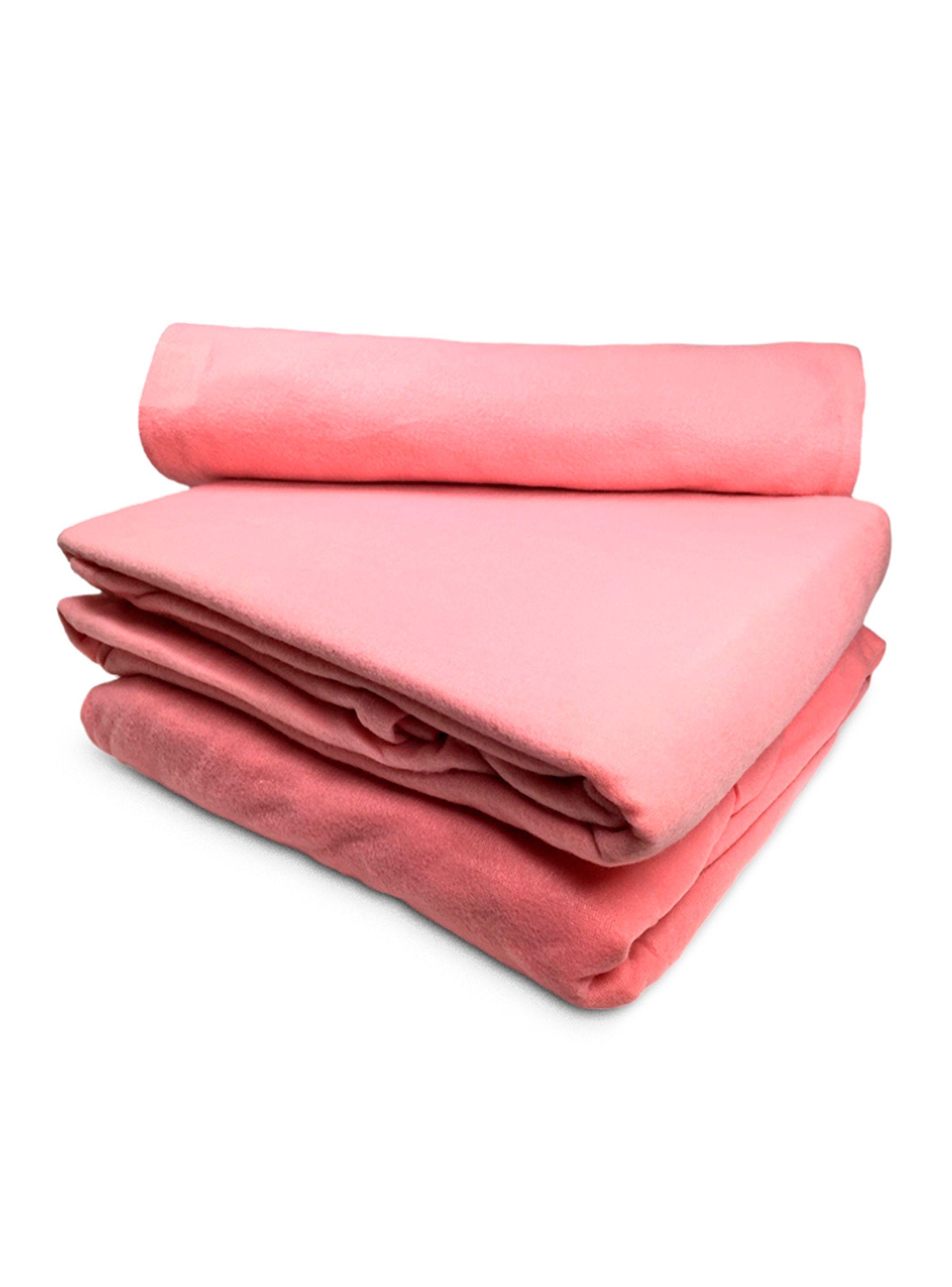 sabana 177 hilos rosado 1 plaza y media -0